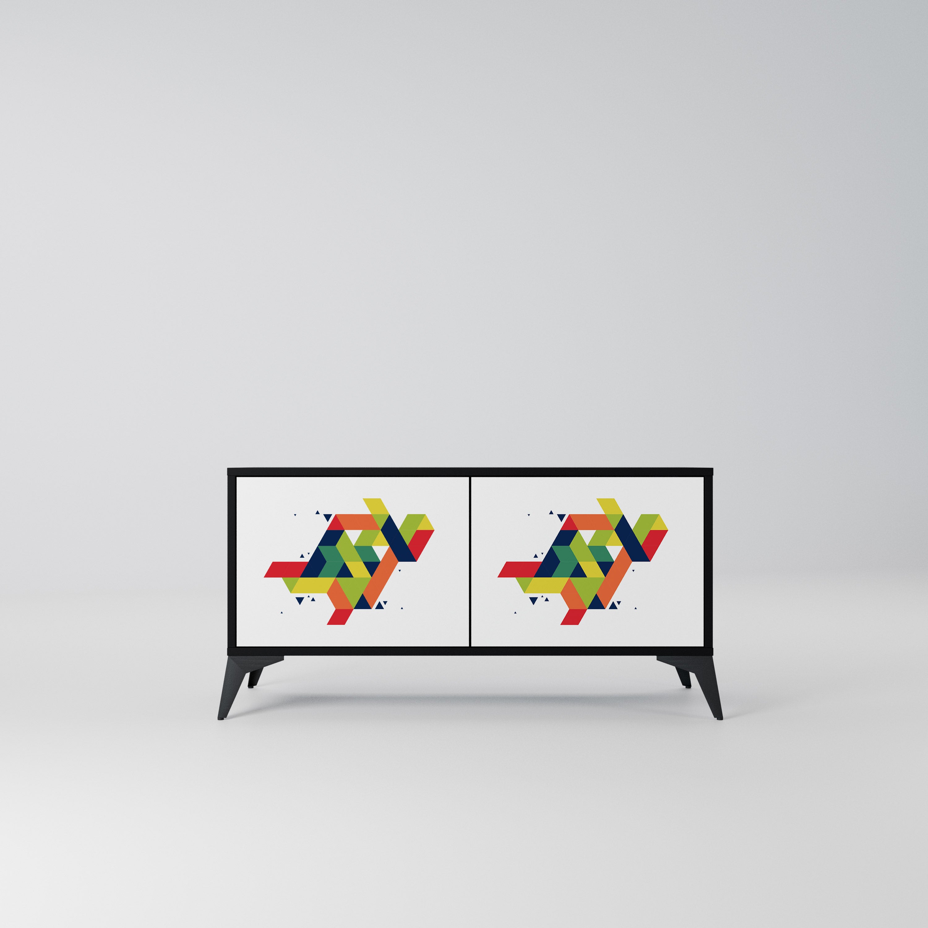 FUTURE SIGN Kompaktowa szafka RTV 2-drzwiowa
