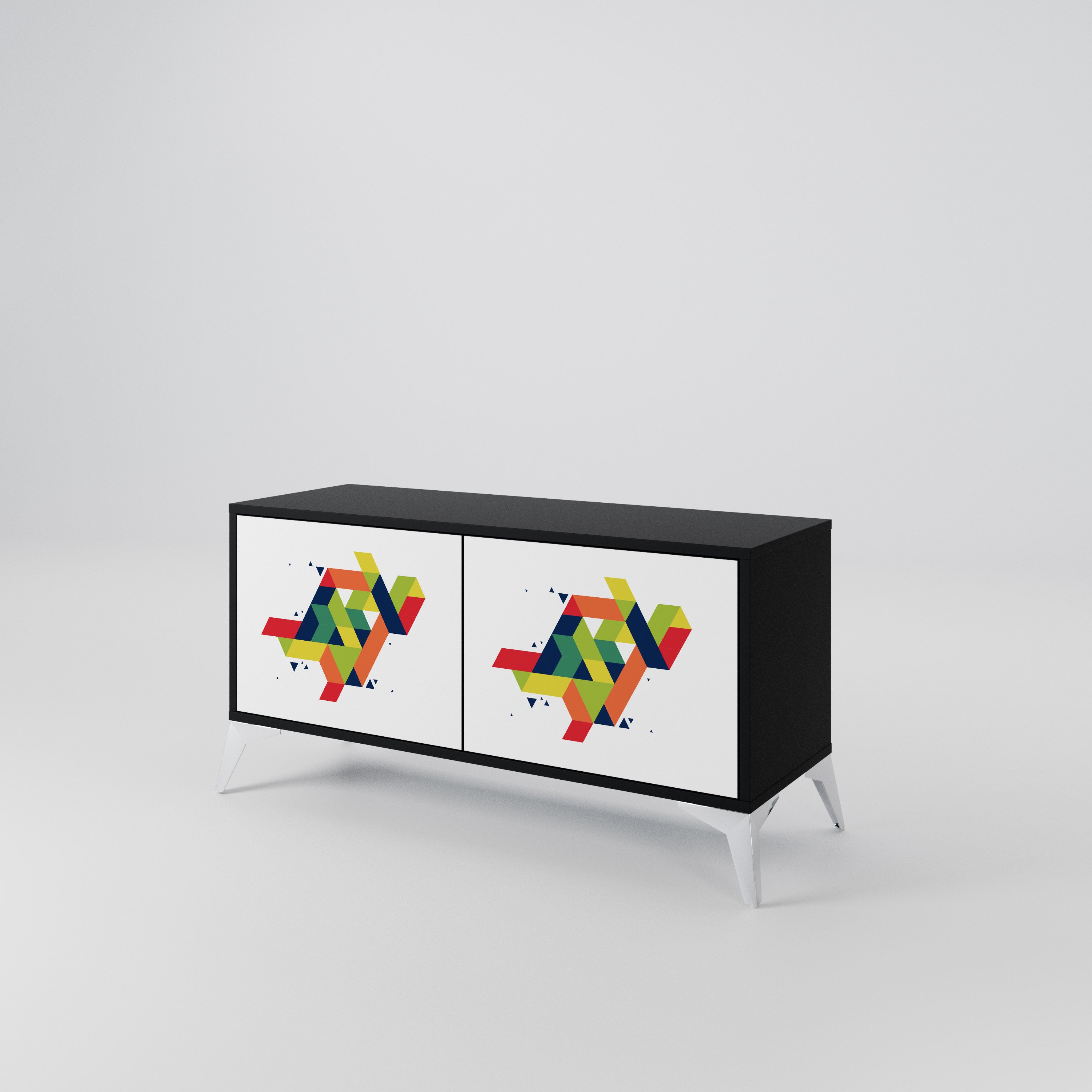 FUTURE SIGN Kompaktowa szafka RTV 2-drzwiowa