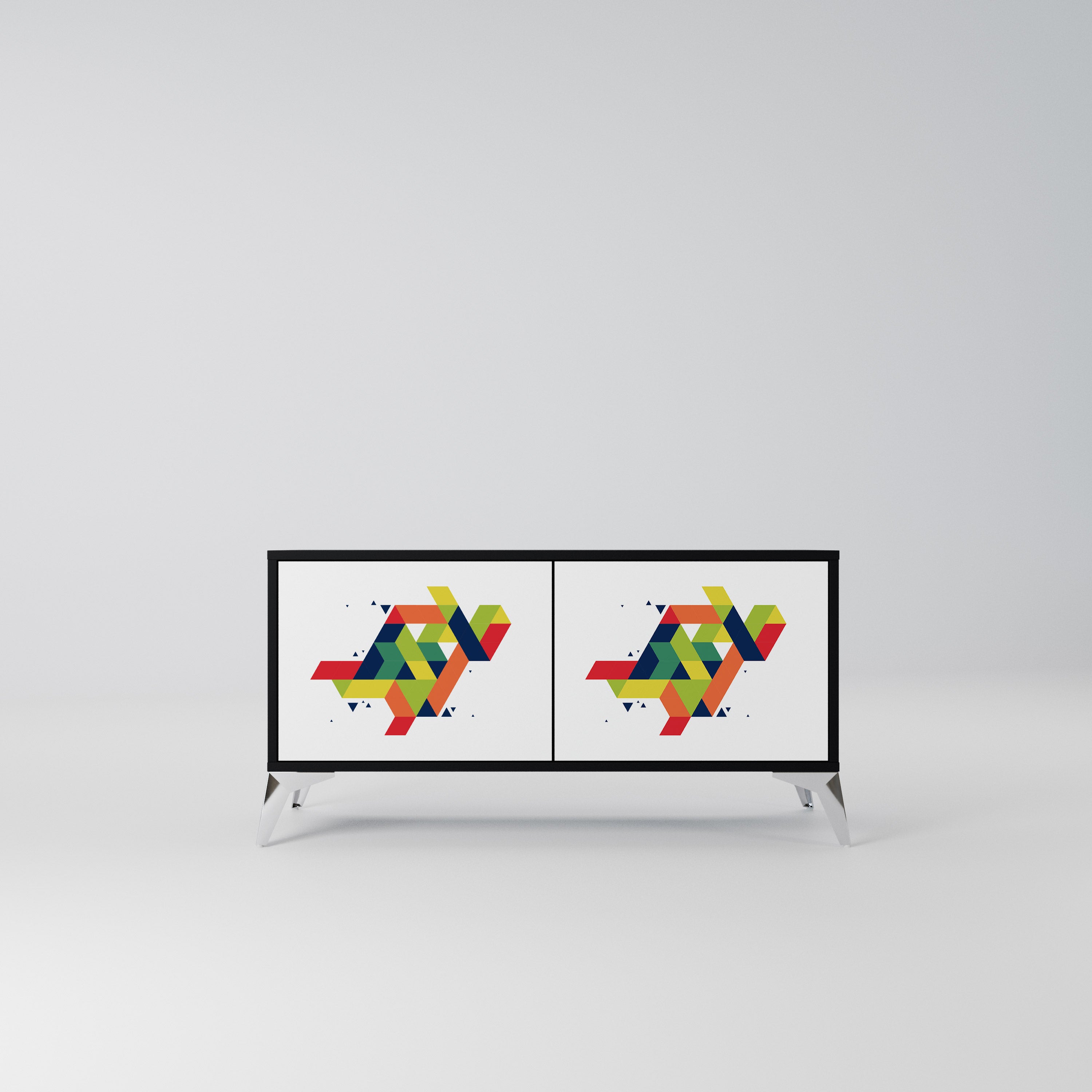 FUTURE SIGN Kompaktowa szafka RTV 2-drzwiowa