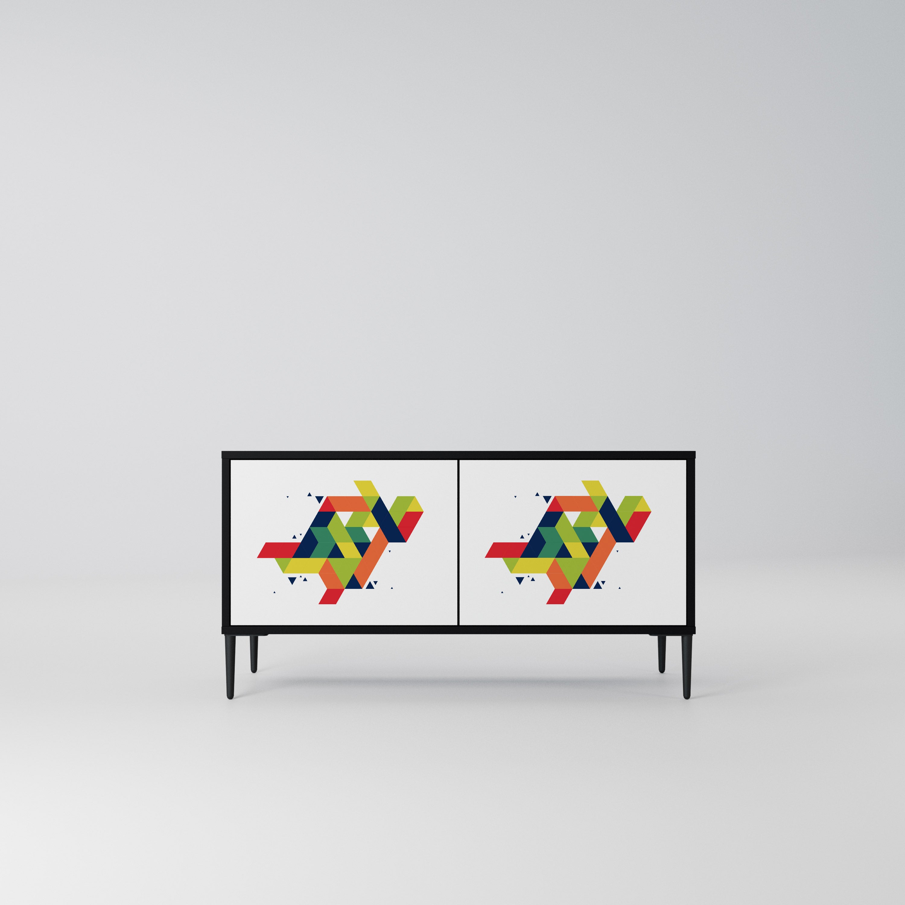 FUTURE SIGN Kompaktowa szafka RTV 2-drzwiowa
