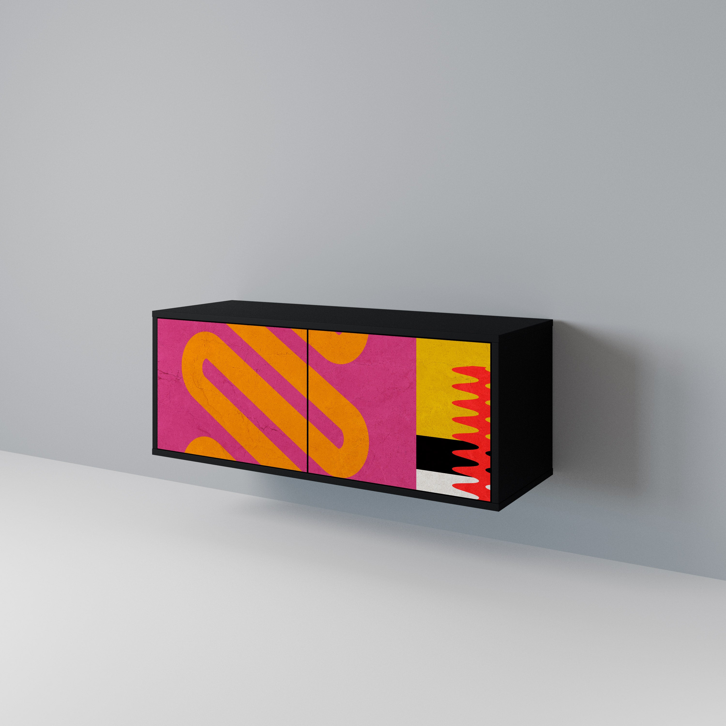VIVID ART Kompaktowa szafka RTV 2-drzwiowa