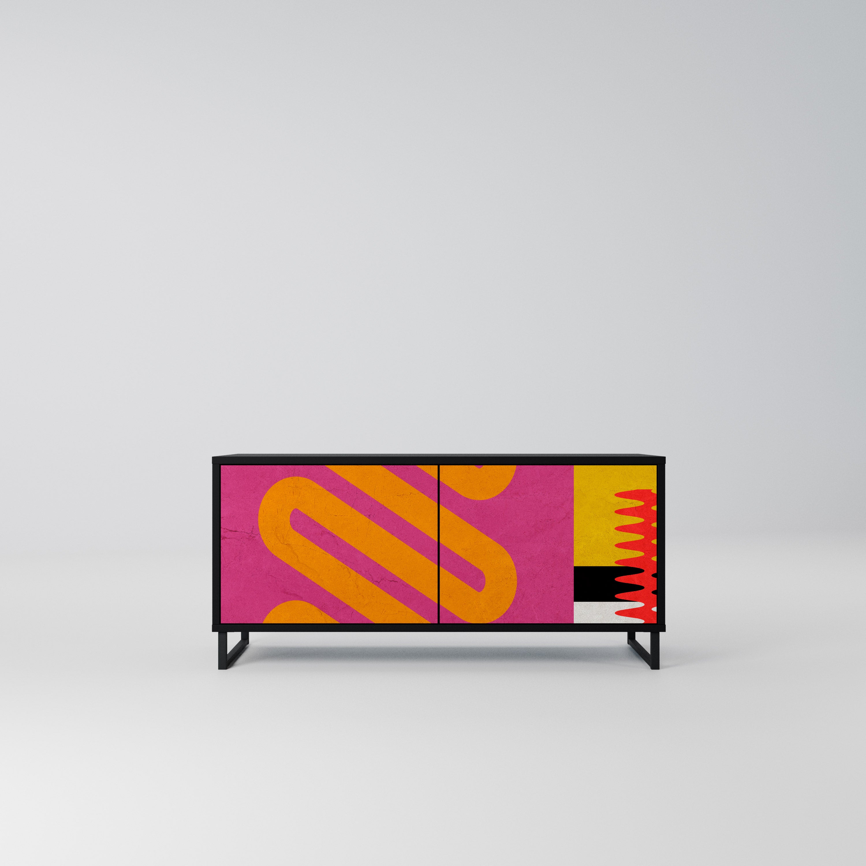 VIVID ART Kompaktowa szafka RTV 2-drzwiowa