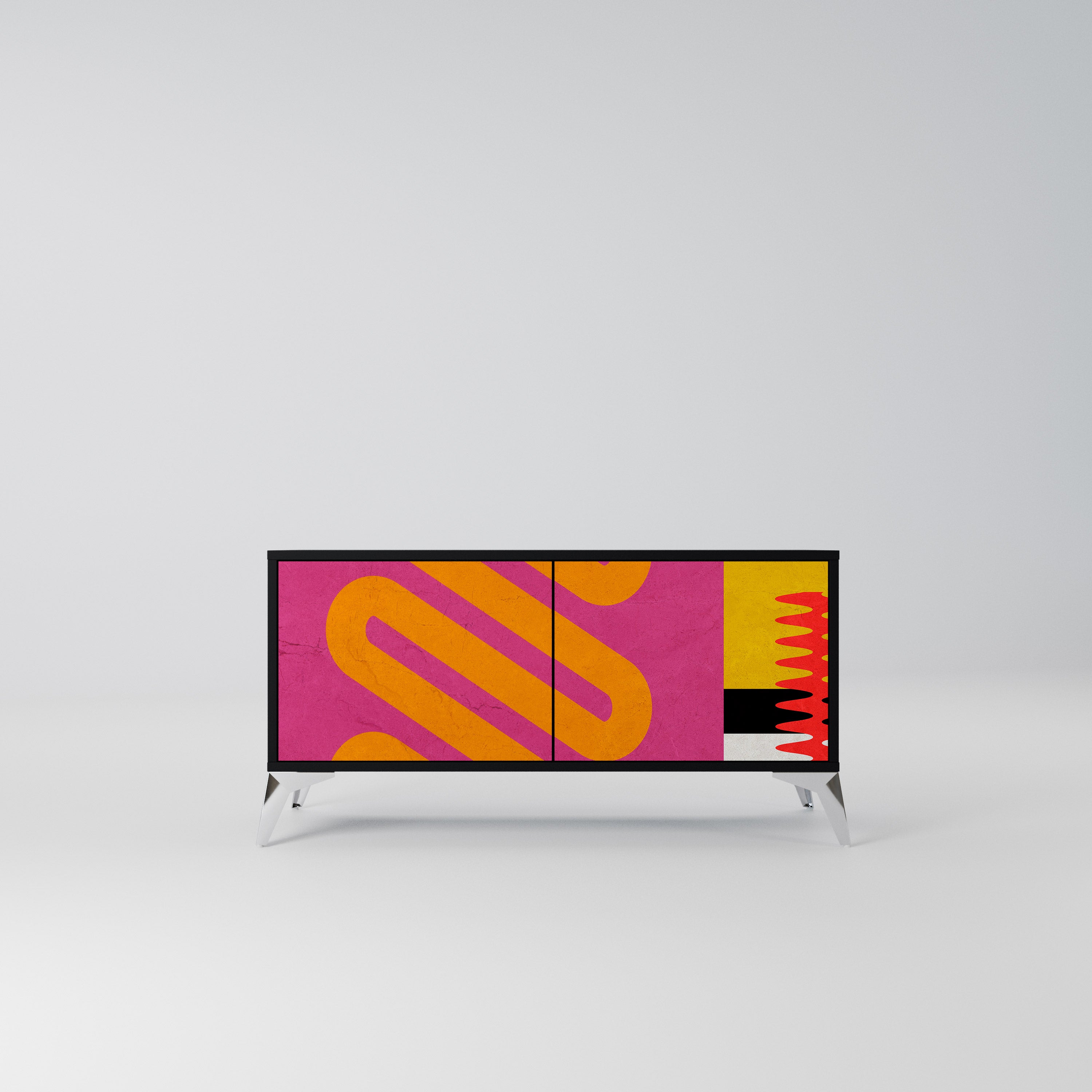 VIVID ART Kompaktowa szafka RTV 2-drzwiowa