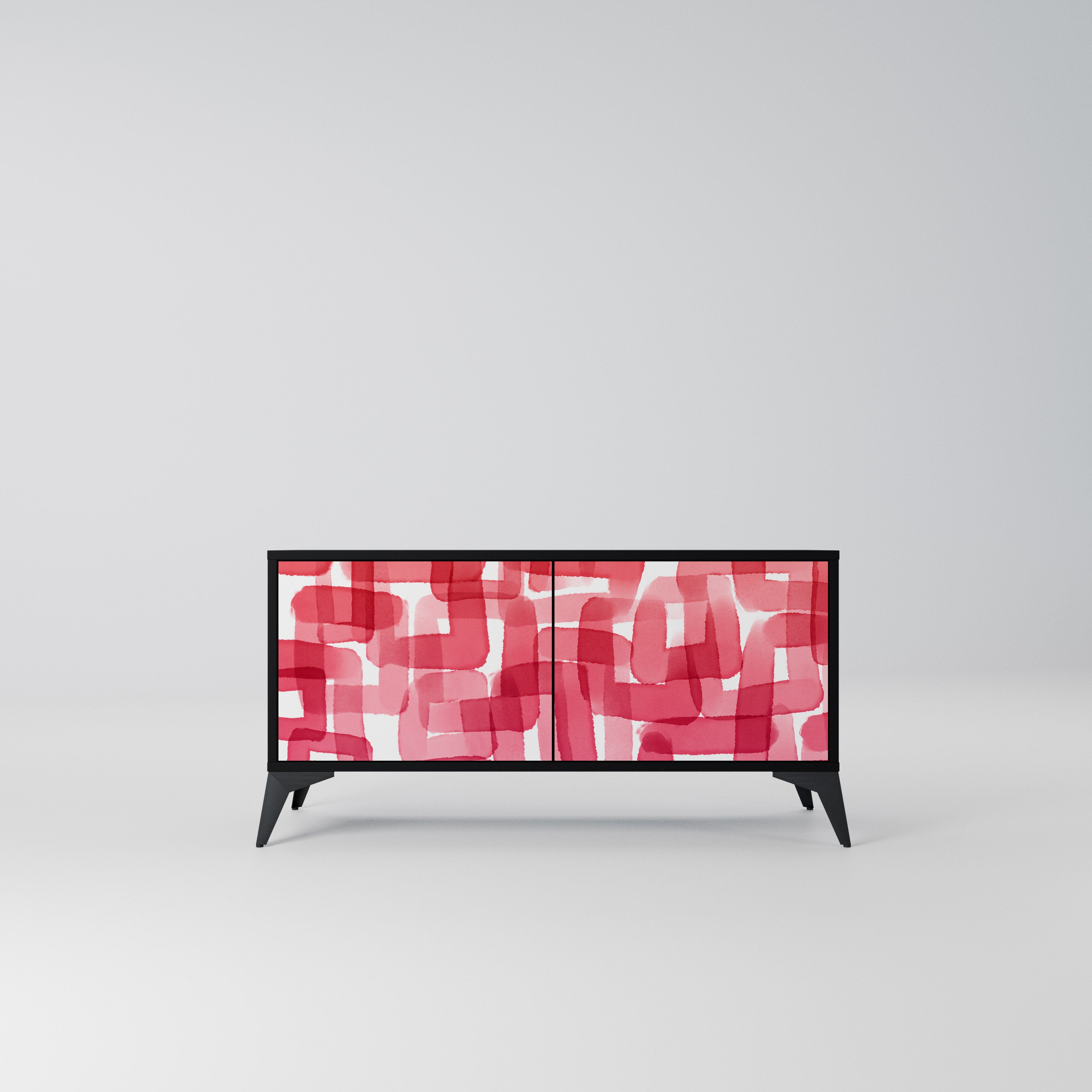 KALEIDOSCOPIC CUBISM Kompaktowa szafka RTV 2-drzwiowa