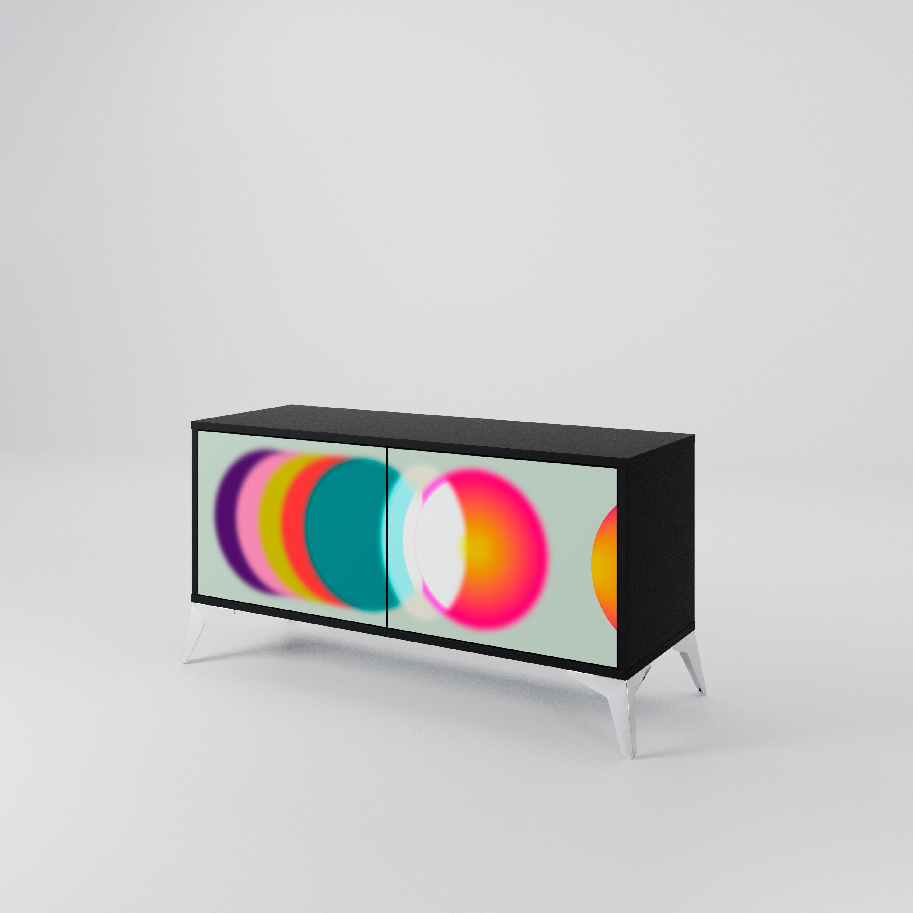 SYMPHONY OF COLORS Kompaktowa szafka RTV 2-drzwiowa