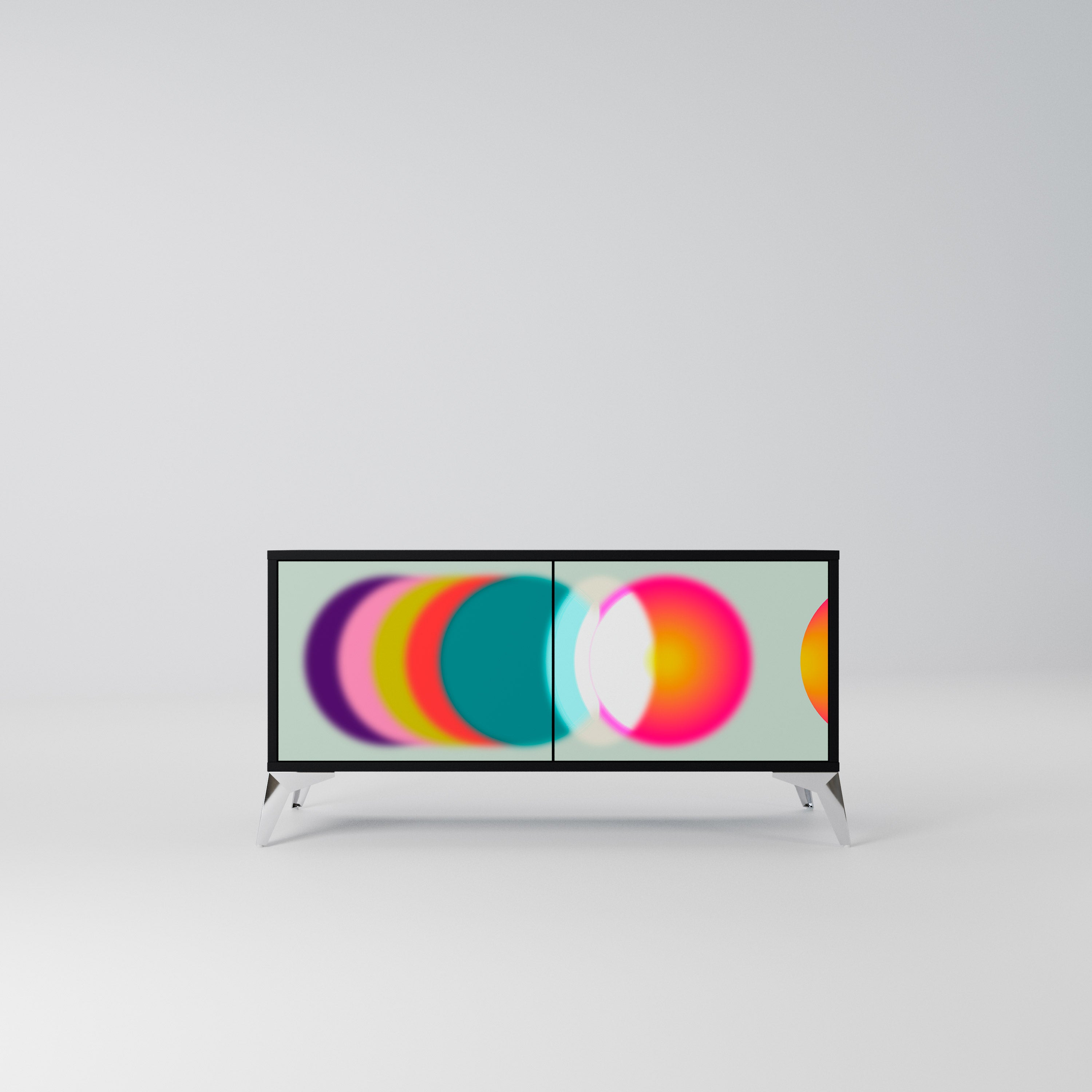 SYMPHONY OF COLORS Kompaktowa szafka RTV 2-drzwiowa