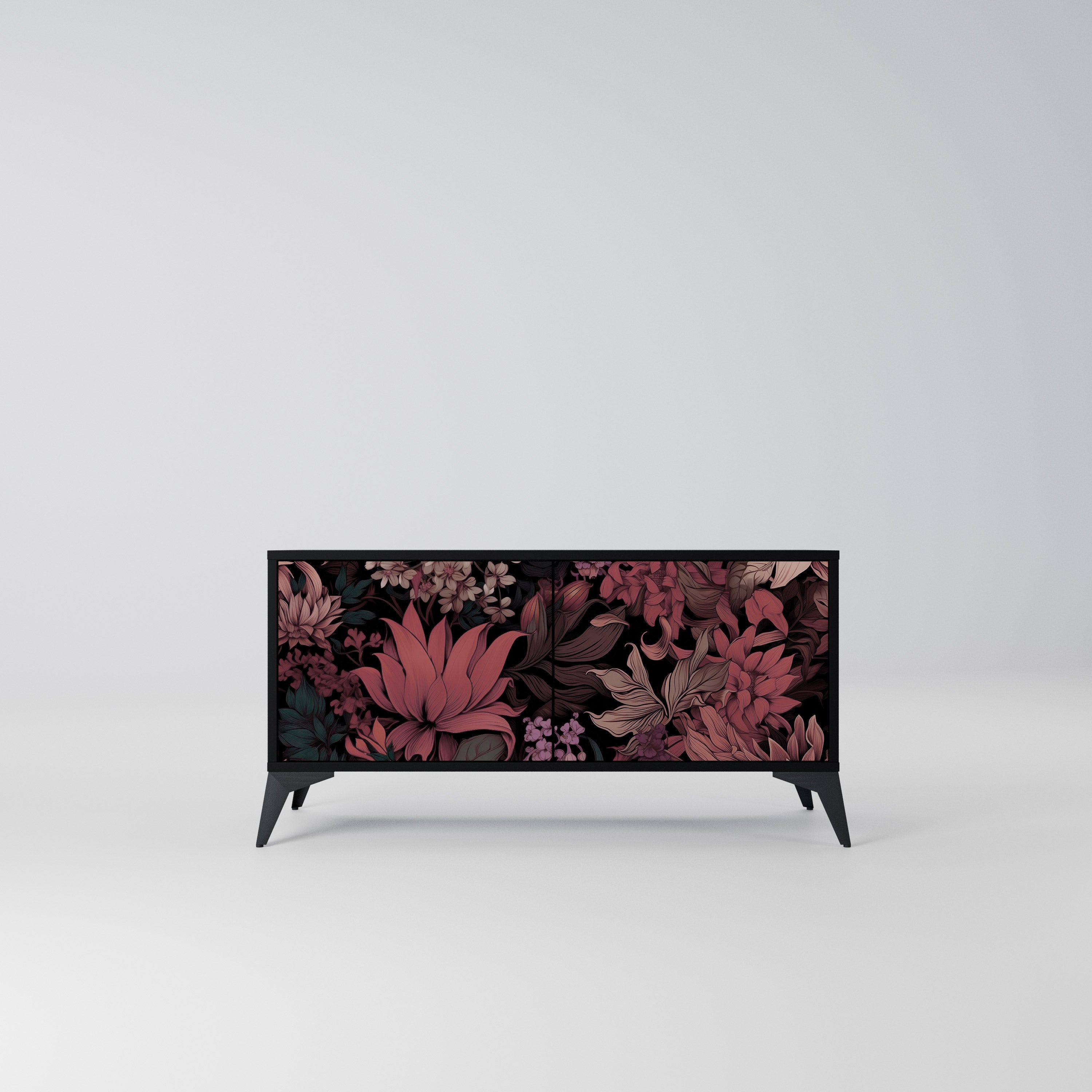FLORAL WHISPER Kompaktowa szafka RTV 2-drzwiowa