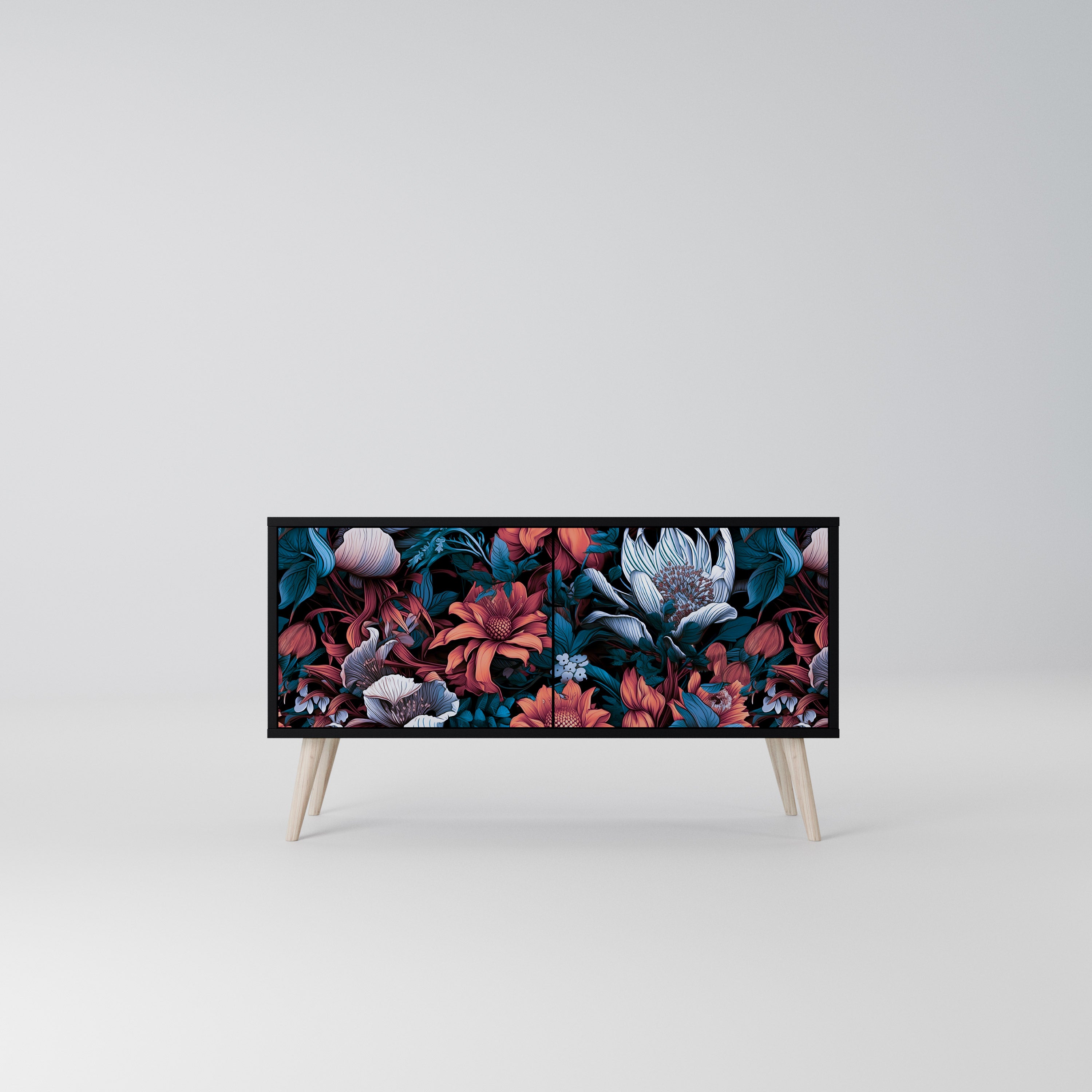 ETHEREAL BLOSSOMS Kompaktowa szafka RTV 2-drzwiowa