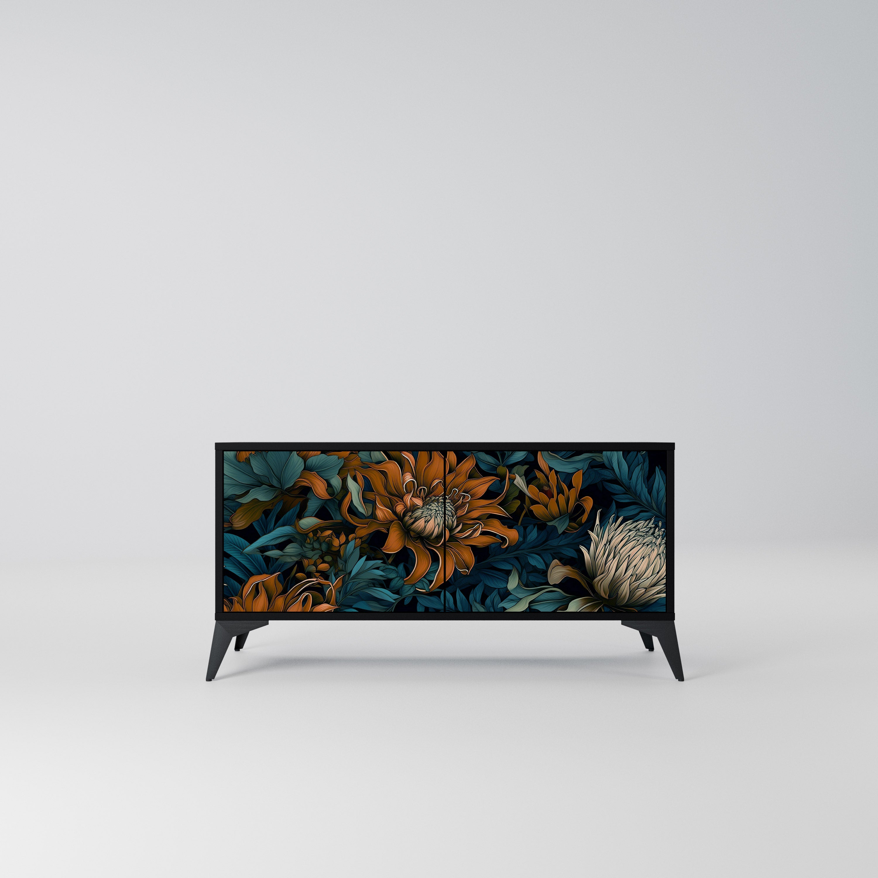 MORNING BLOOM Kompaktowa szafka RTV 2-drzwiowa