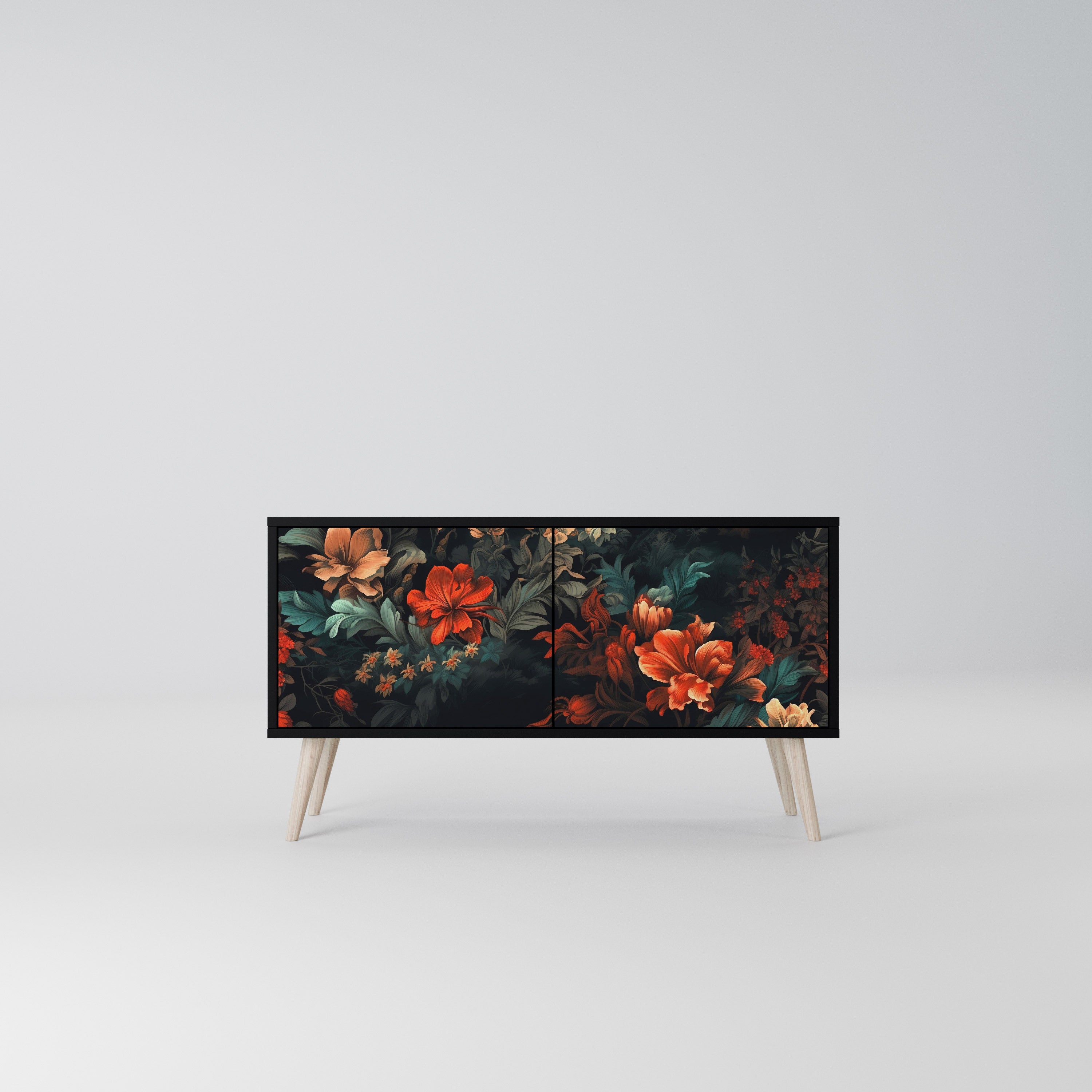 IMAGINARY BLOSSOM Kompaktowa szafka RTV 2-drzwiowa