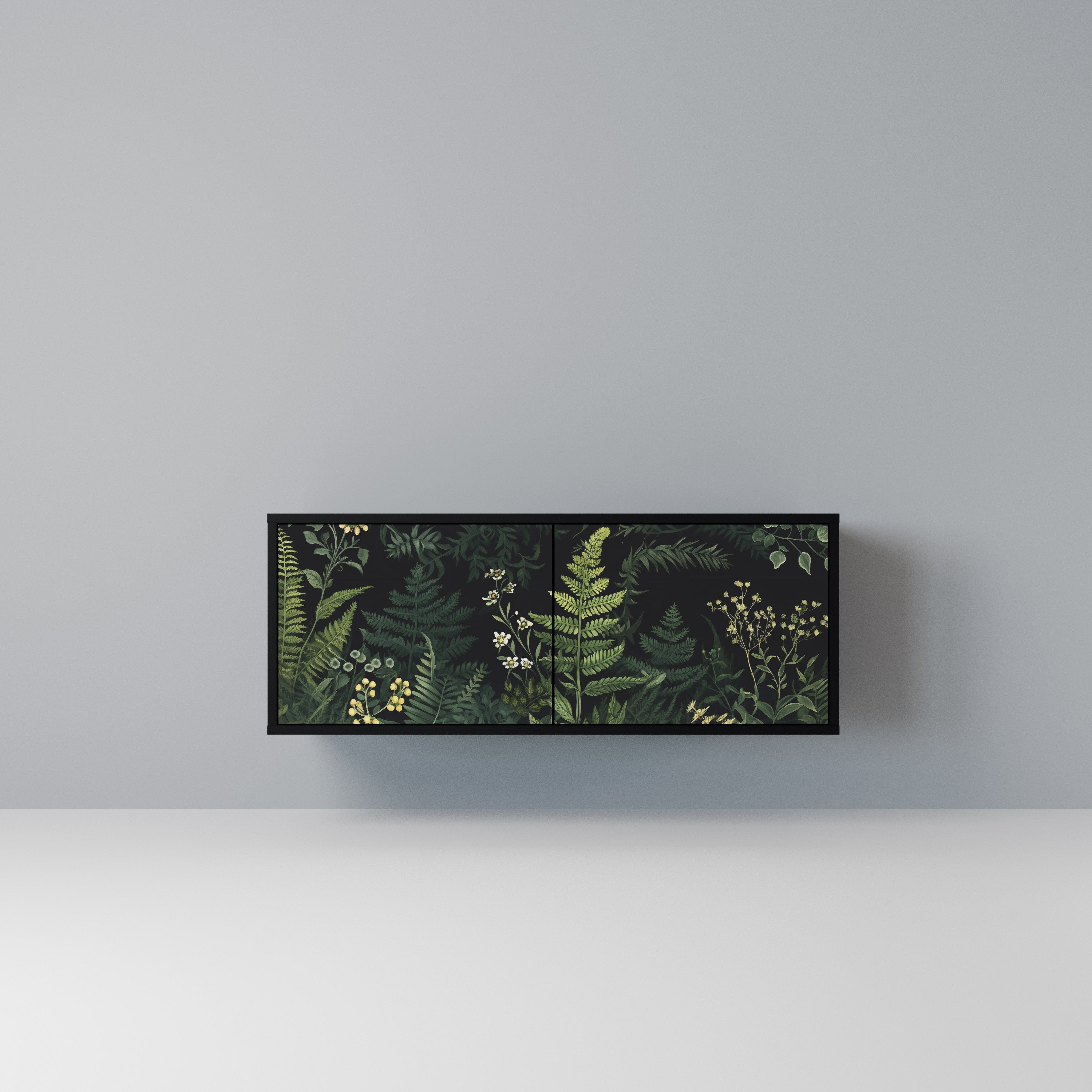 FERN FLOWERS Kompaktowa szafka RTV 2-drzwiowa
