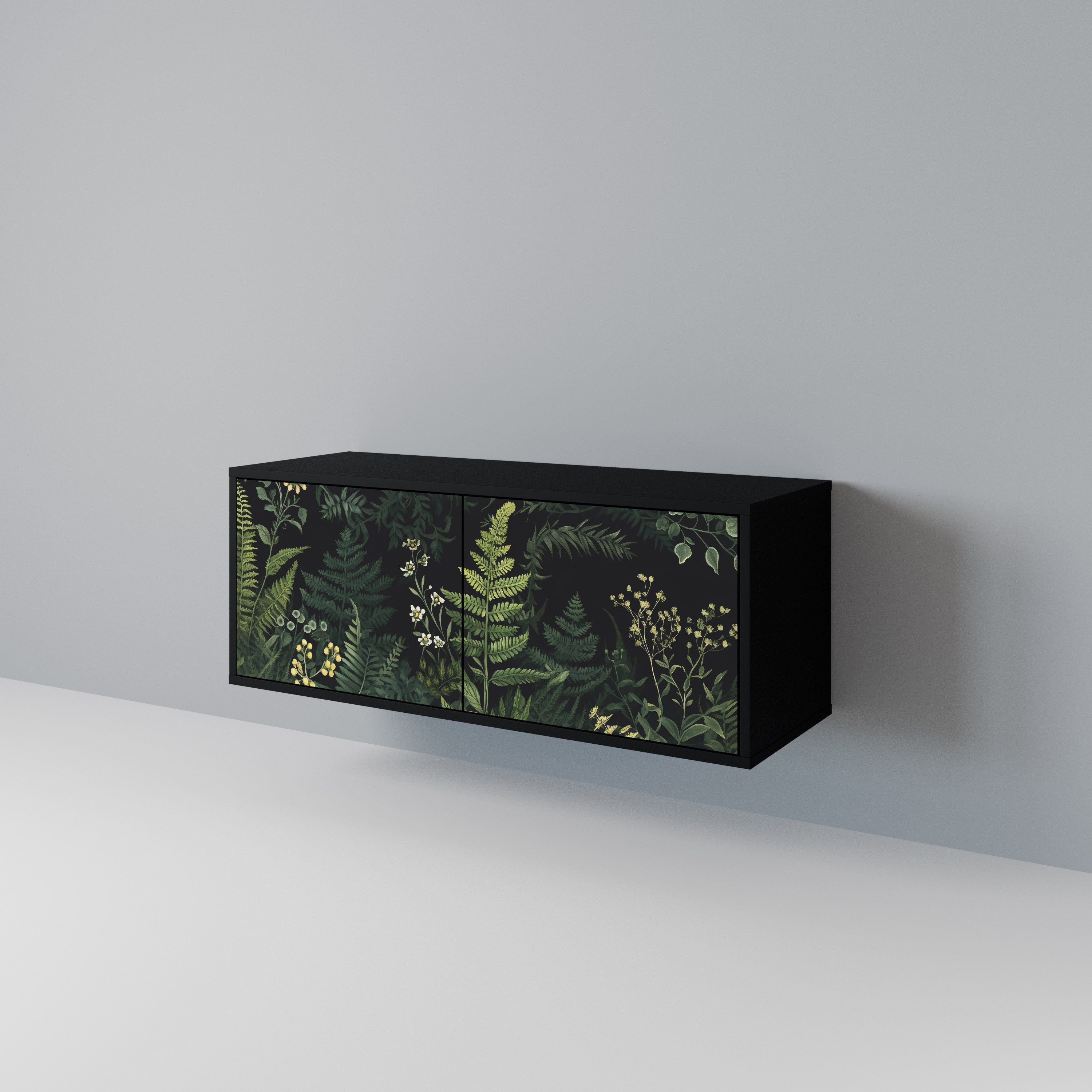 FERN FLOWERS Kompaktowa szafka RTV 2-drzwiowa