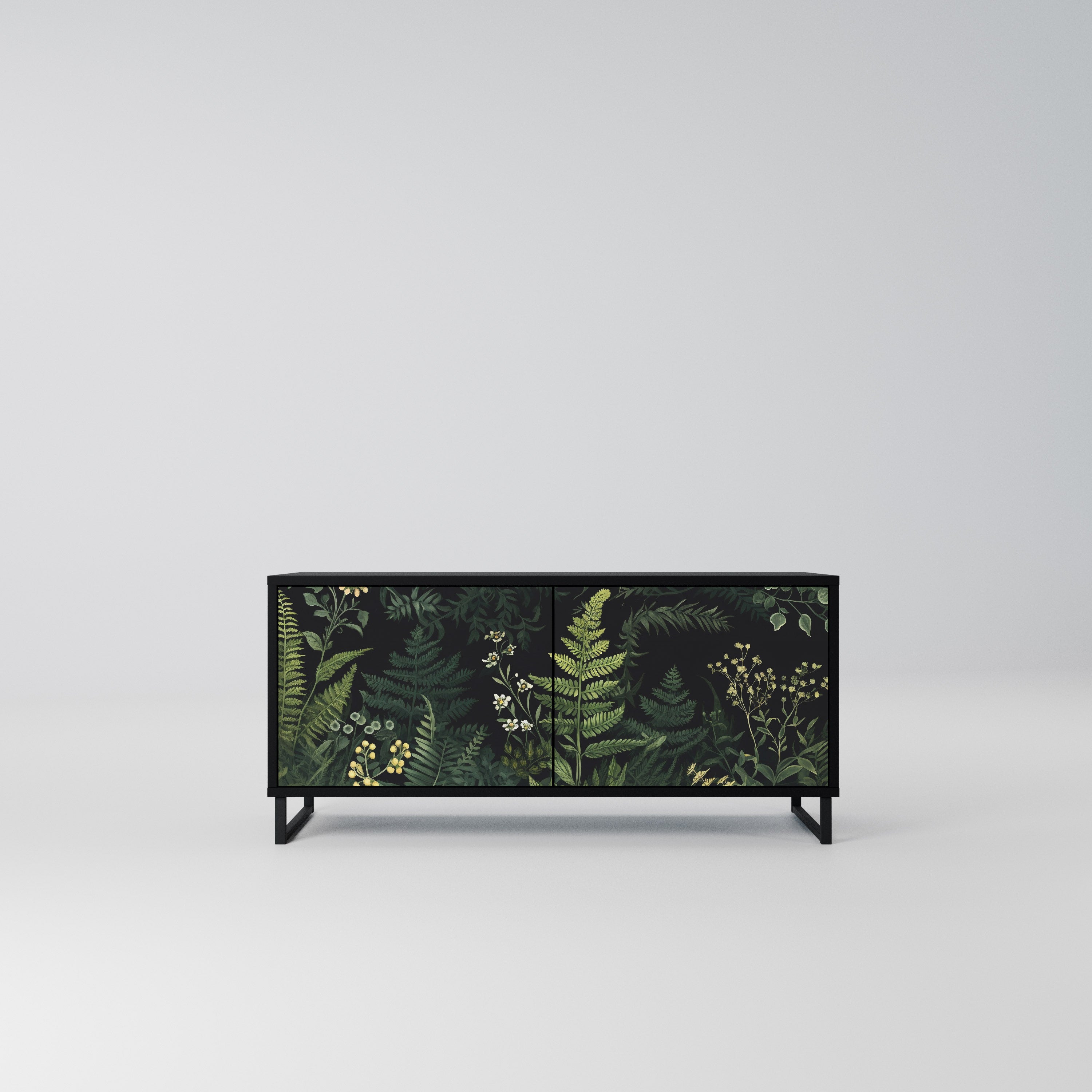 FERN FLOWERS Kompaktowa szafka RTV 2-drzwiowa