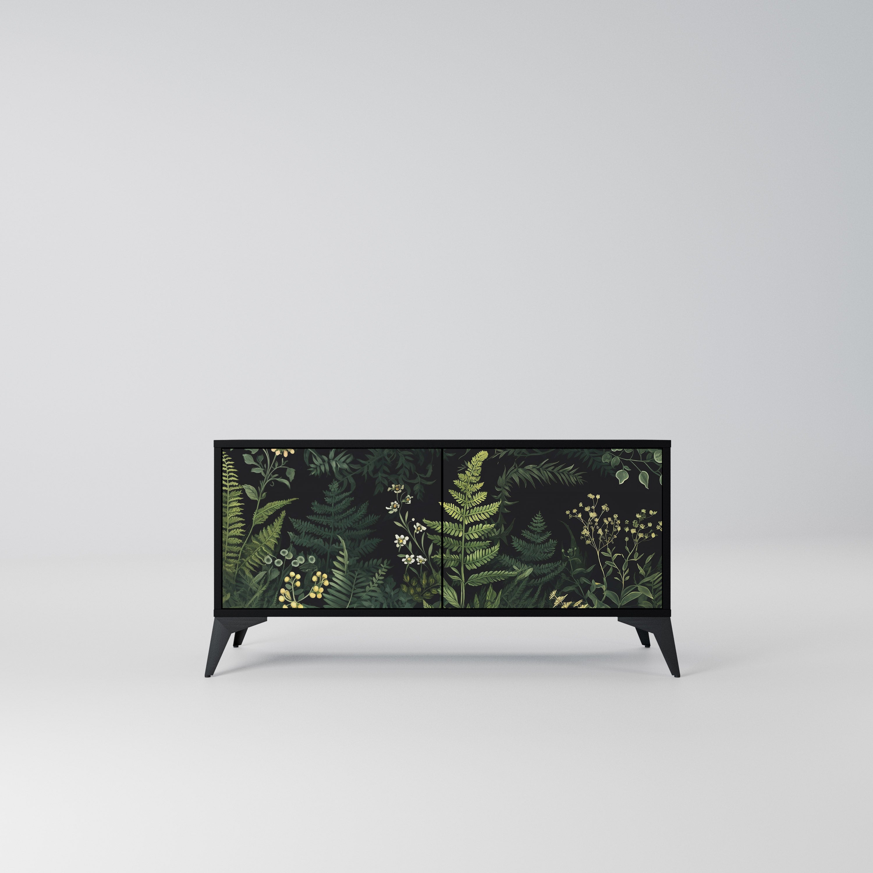 FERN FLOWERS Kompaktowa szafka RTV 2-drzwiowa