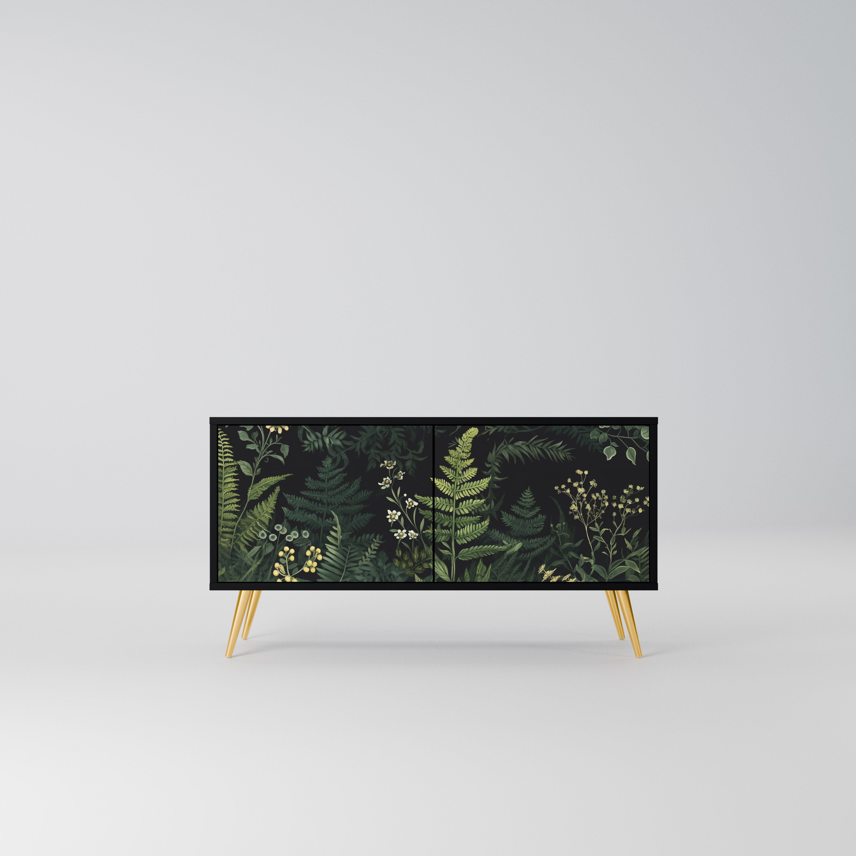 FERN FLOWERS Kompaktowa szafka RTV 2-drzwiowa