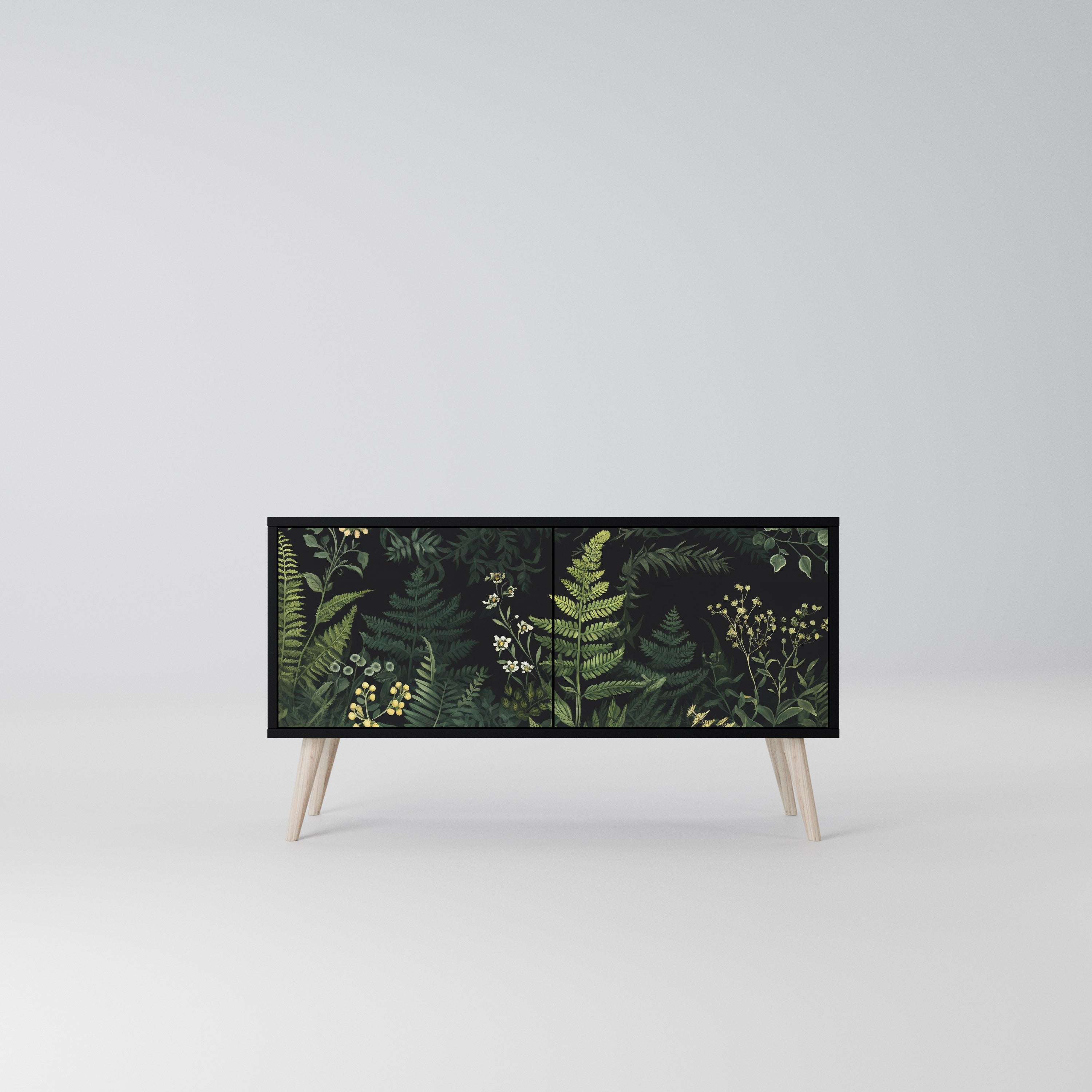 FERN FLOWERS Kompaktowa szafka RTV 2-drzwiowa