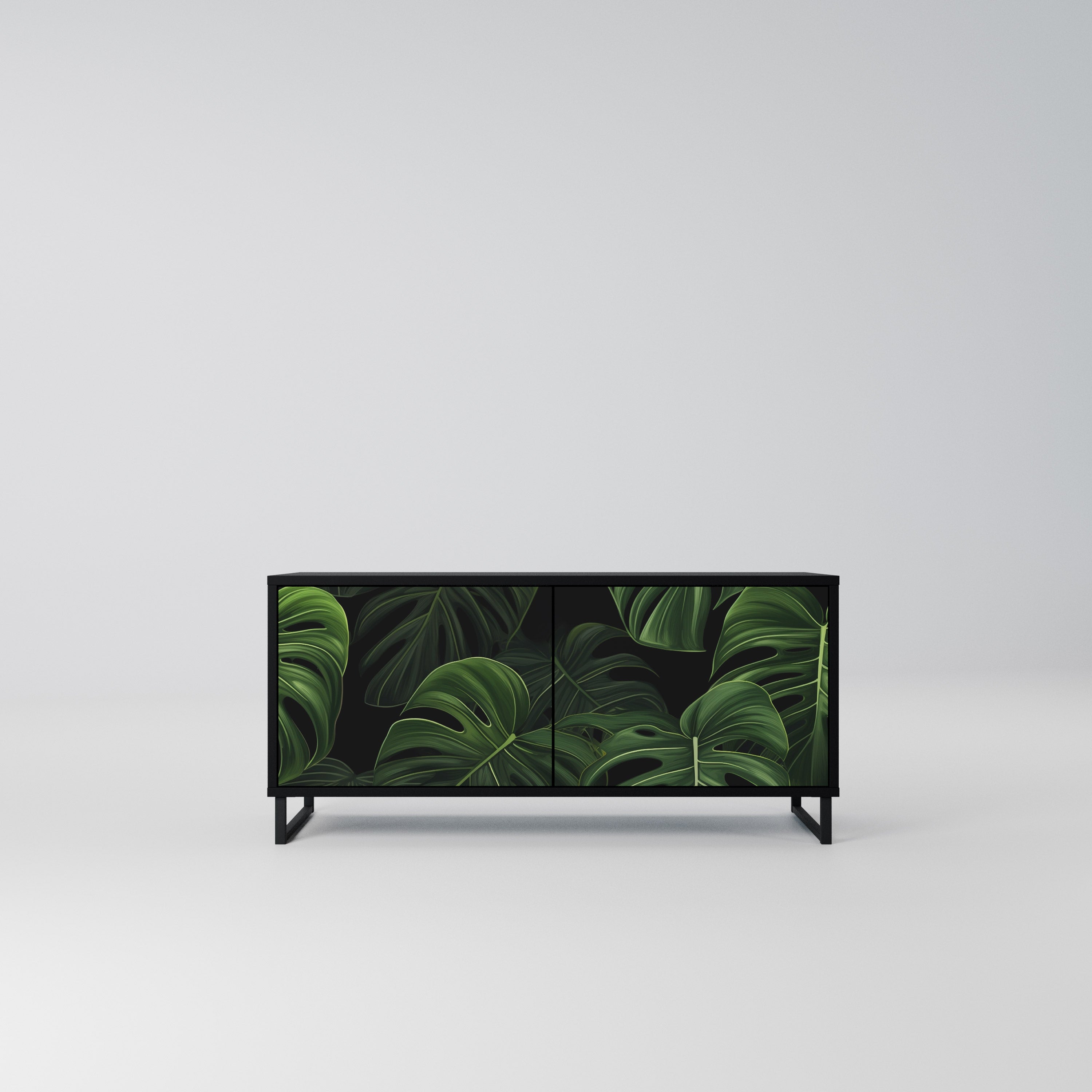 INFINITE MONSTERA Kompaktowa szafka RTV 2-drzwiowa