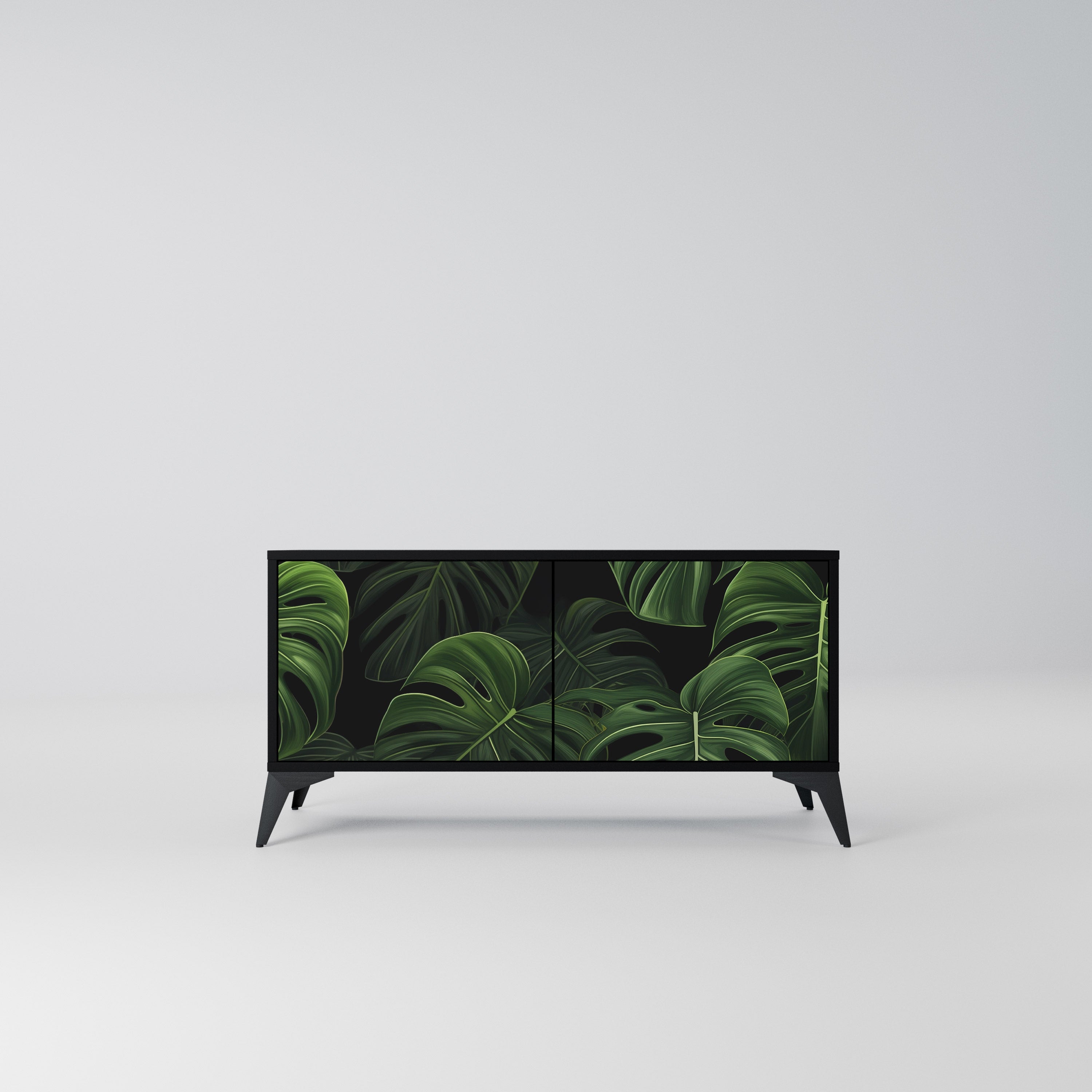 INFINITE MONSTERA Kompaktowa szafka RTV 2-drzwiowa