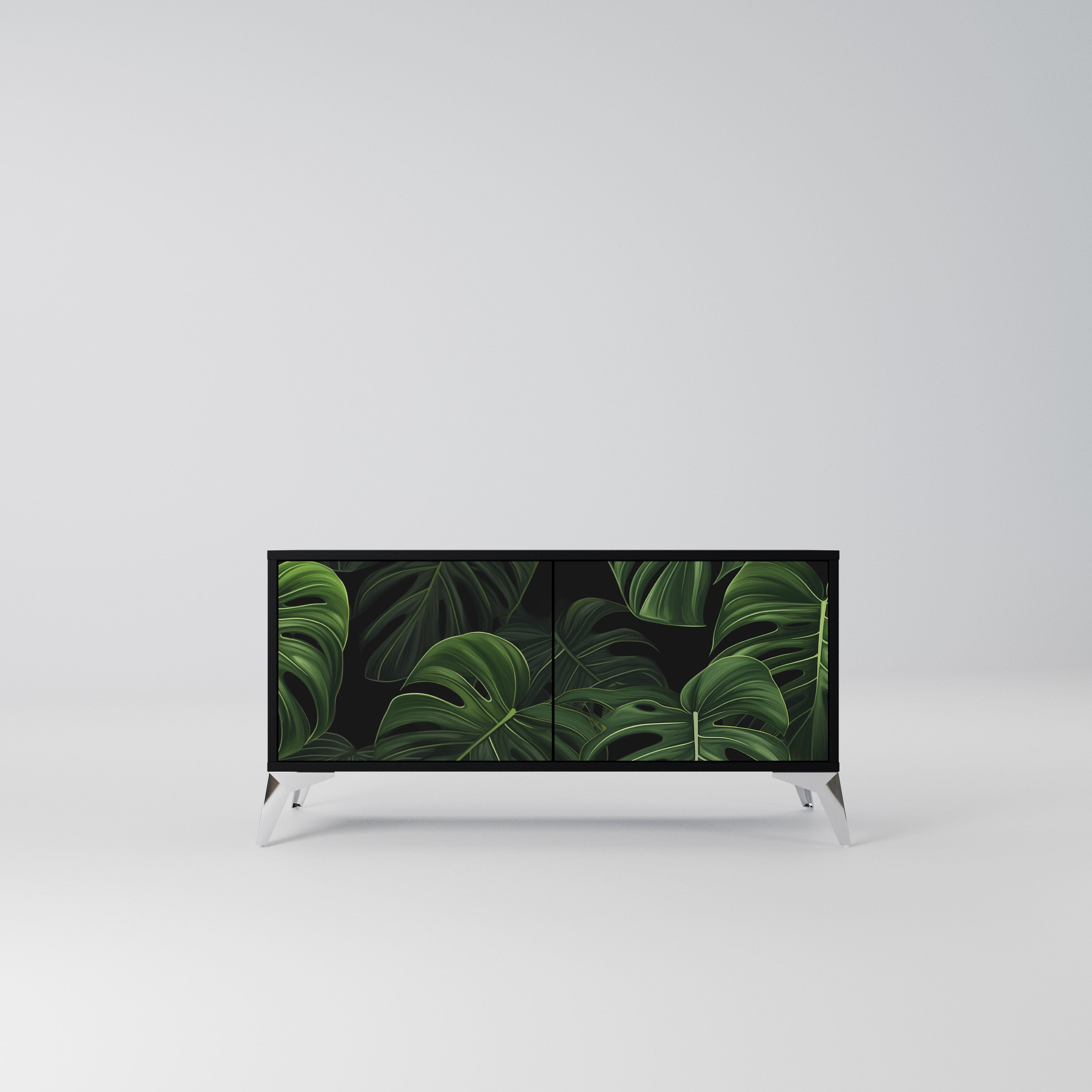 INFINITE MONSTERA Kompaktowa szafka RTV 2-drzwiowa