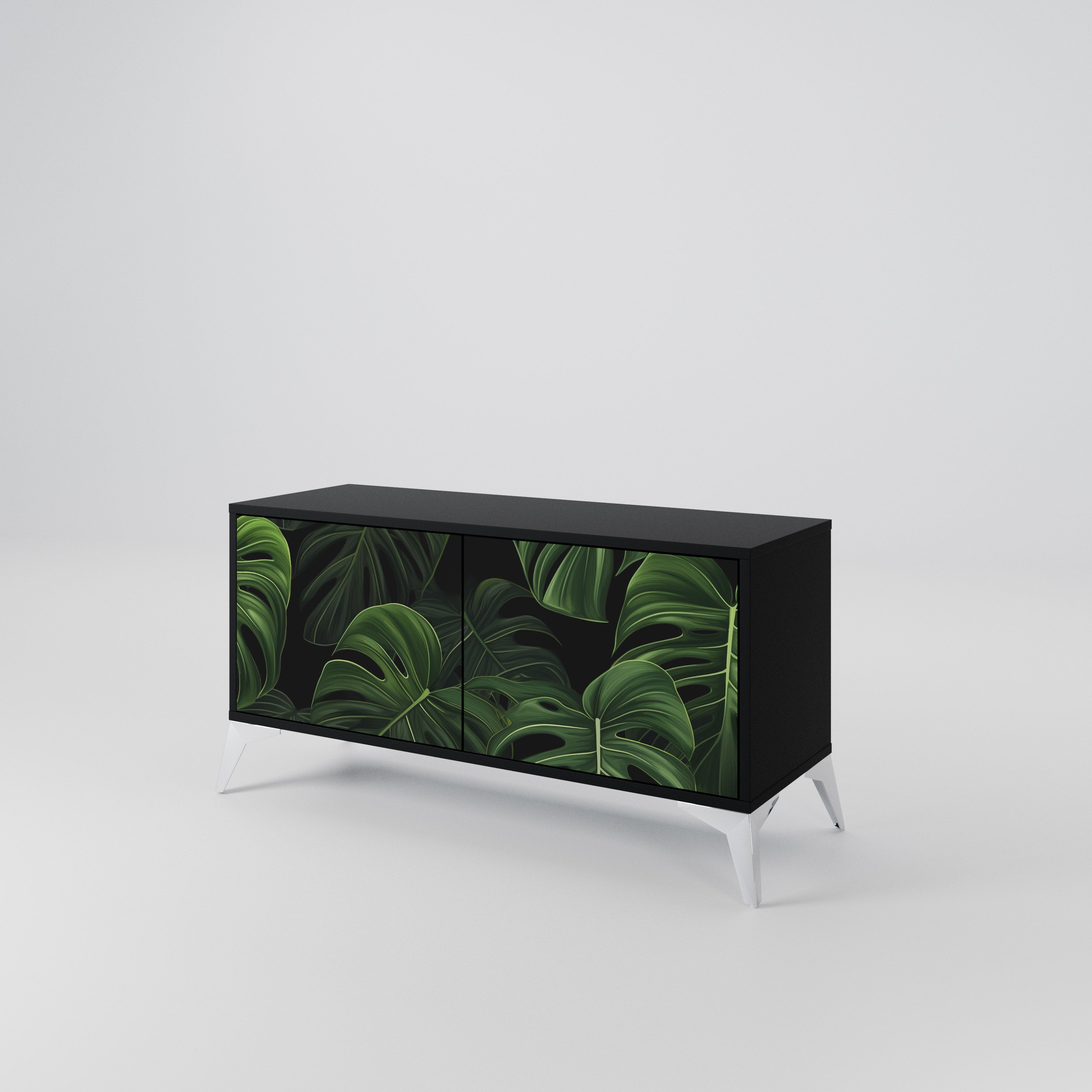 INFINITE MONSTERA Kompaktowa szafka RTV 2-drzwiowa