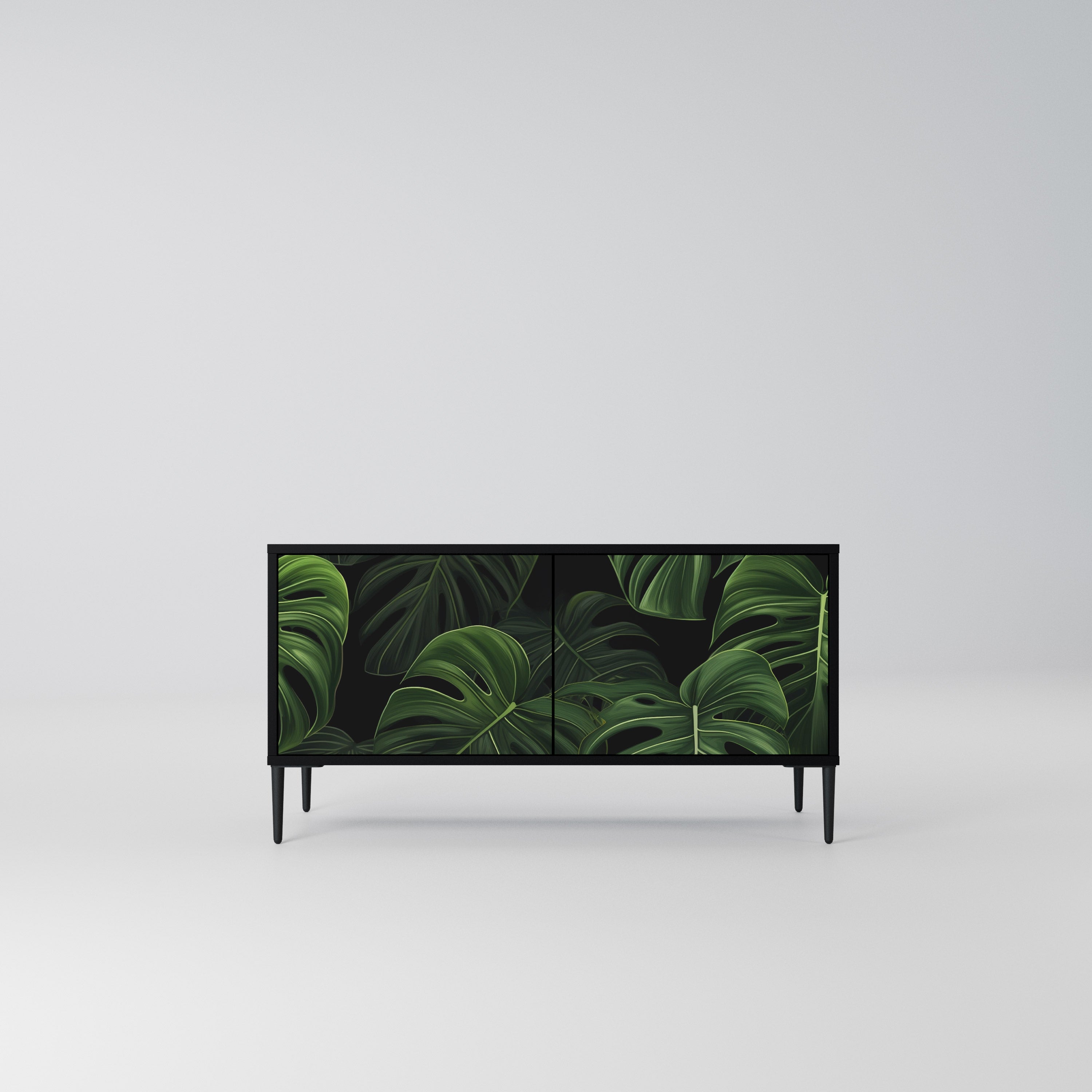 INFINITE MONSTERA Kompaktowa szafka RTV 2-drzwiowa