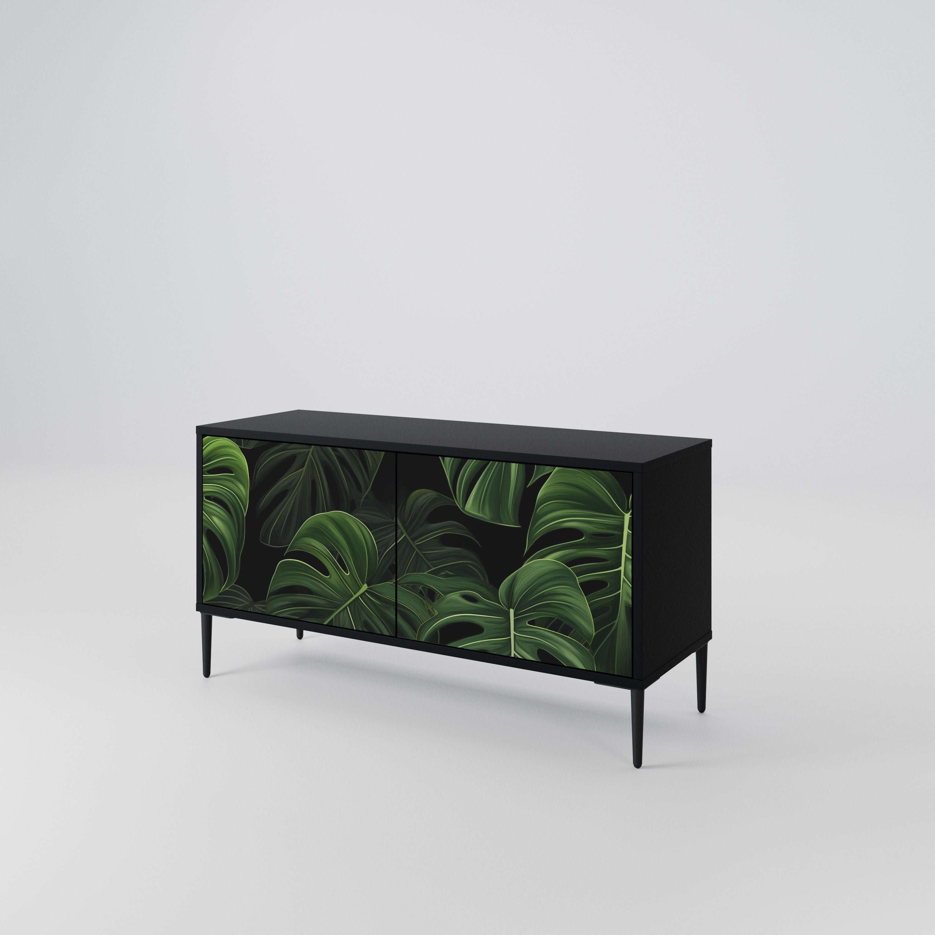 INFINITE MONSTERA Kompaktowa szafka RTV 2-drzwiowa