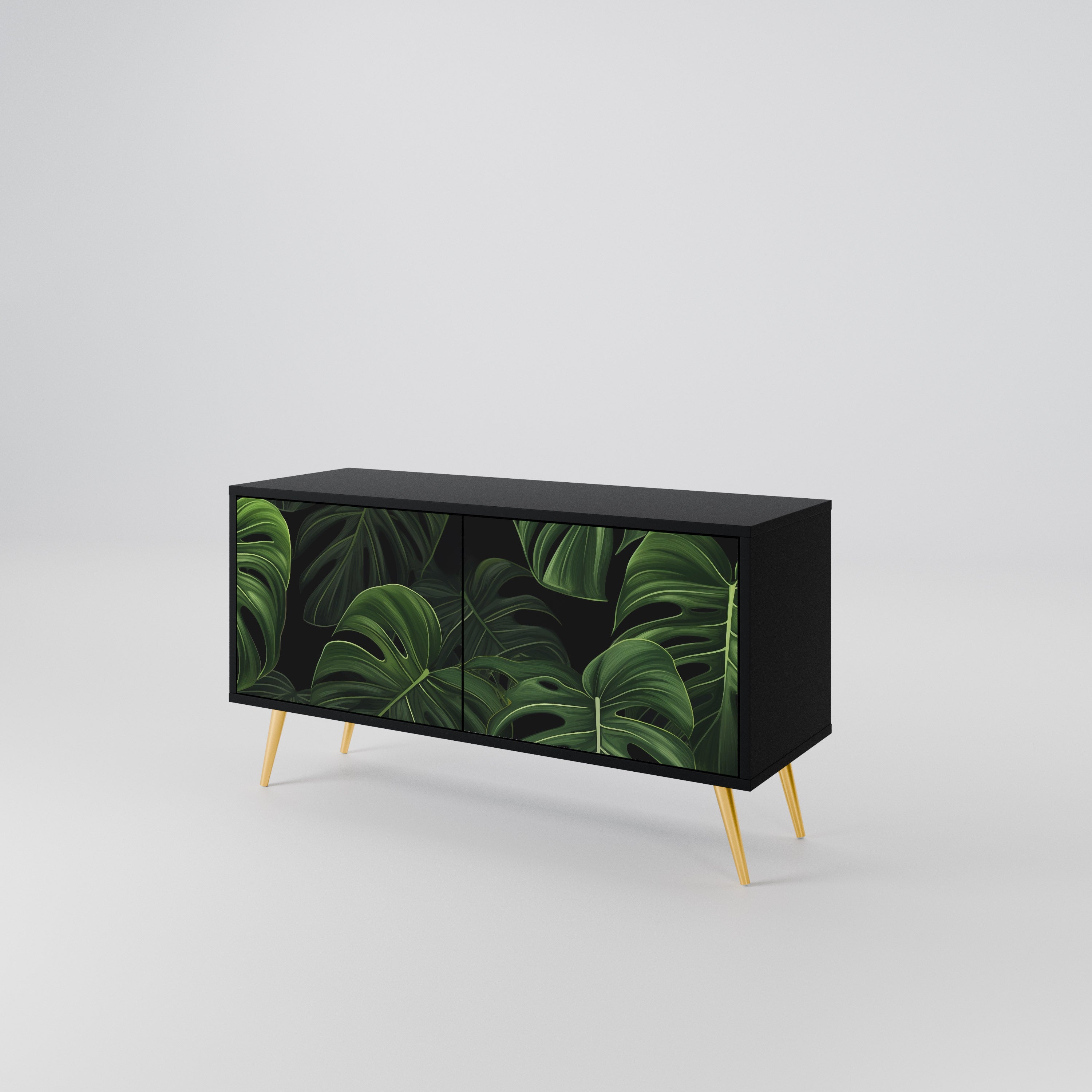 INFINITE MONSTERA Kompaktowa szafka RTV 2-drzwiowa