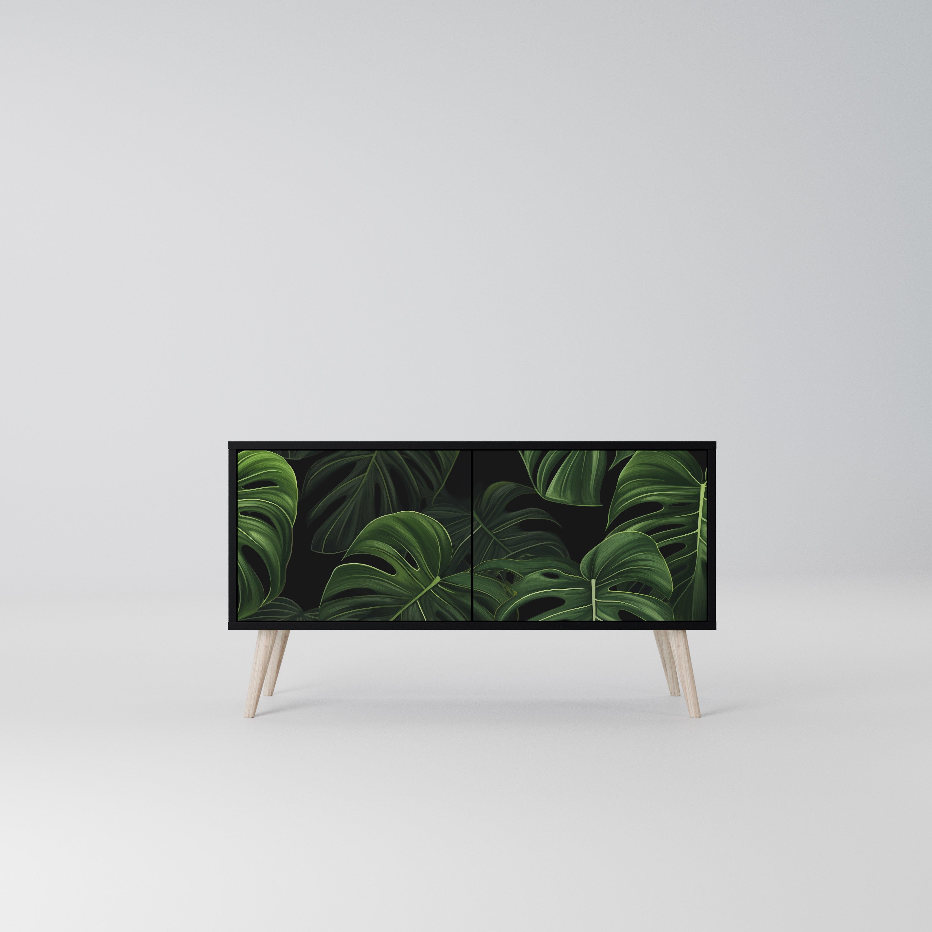 INFINITE MONSTERA Kompaktowa szafka RTV 2-drzwiowa