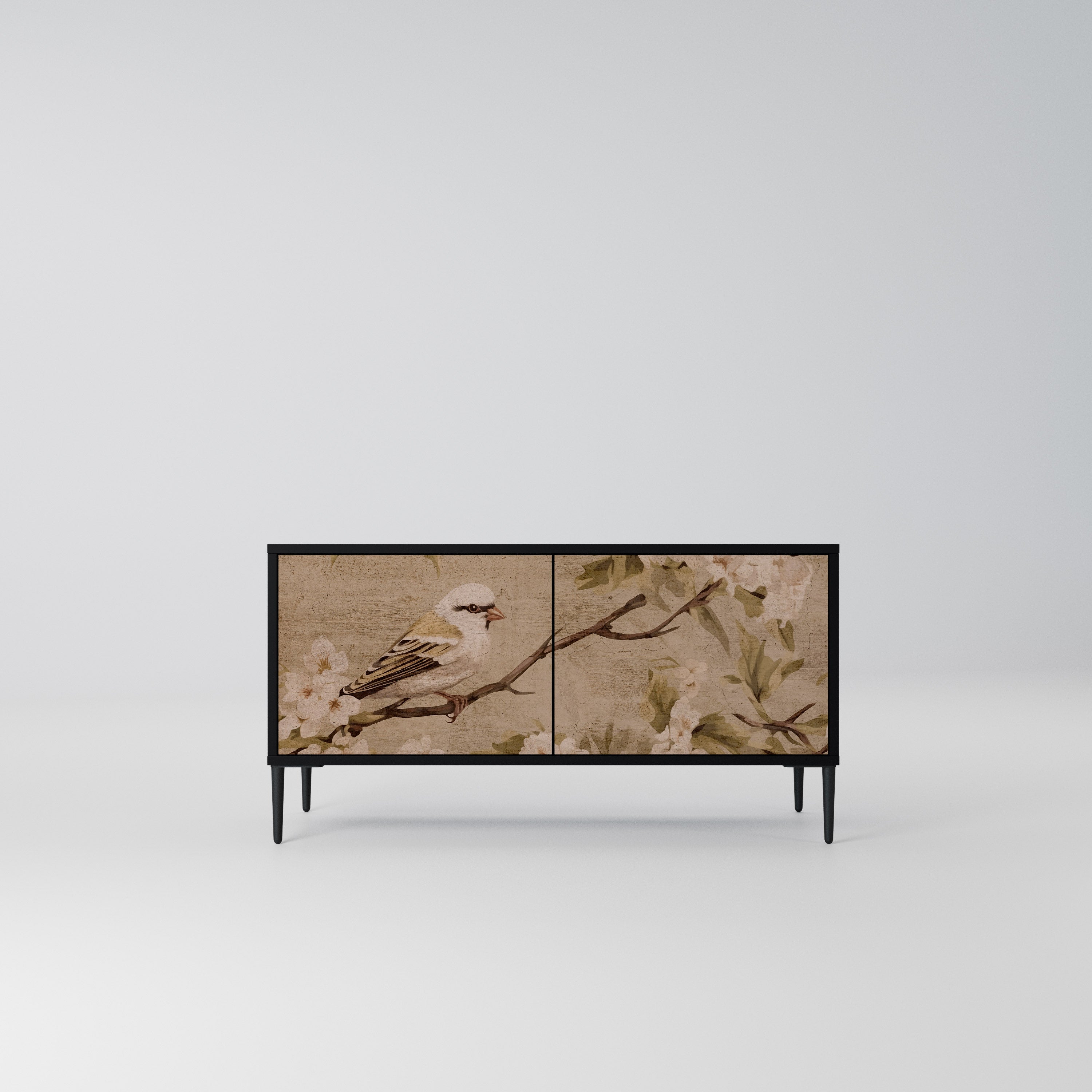 PETAL DISTINGUISH Kompaktowa szafka RTV 2-drzwiowa
