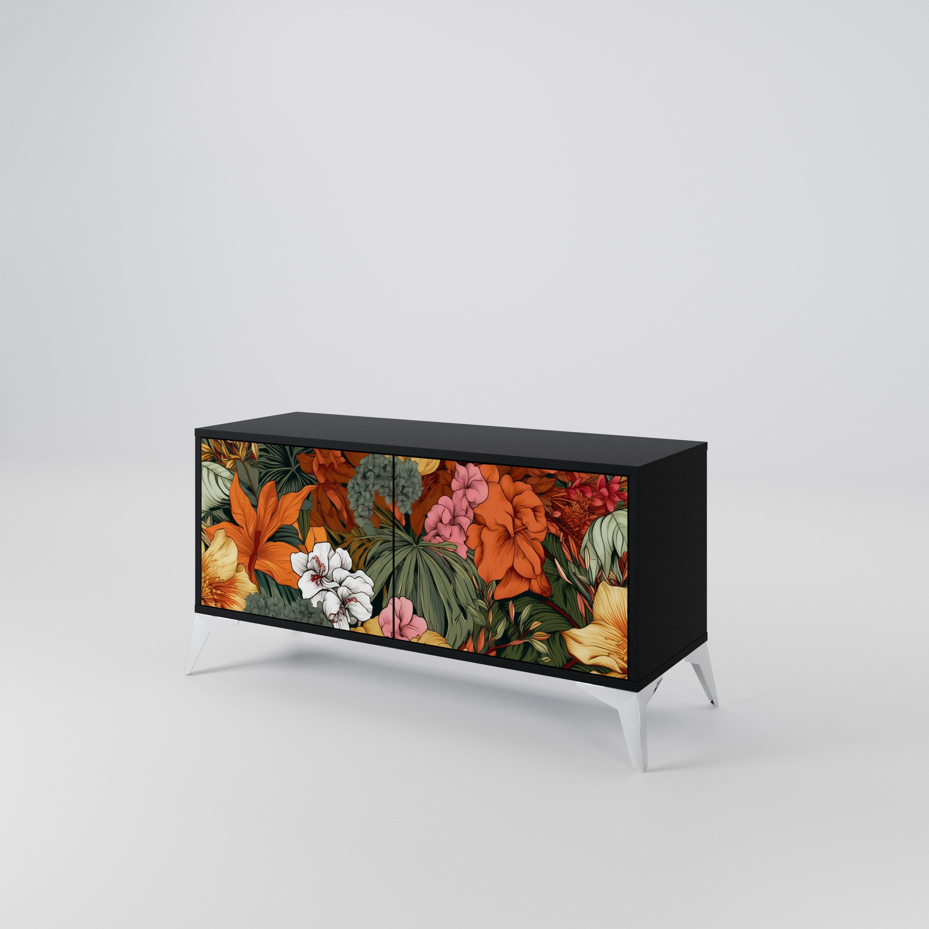 RADIANT FLORA Kompaktowa szafka RTV 2-drzwiowa