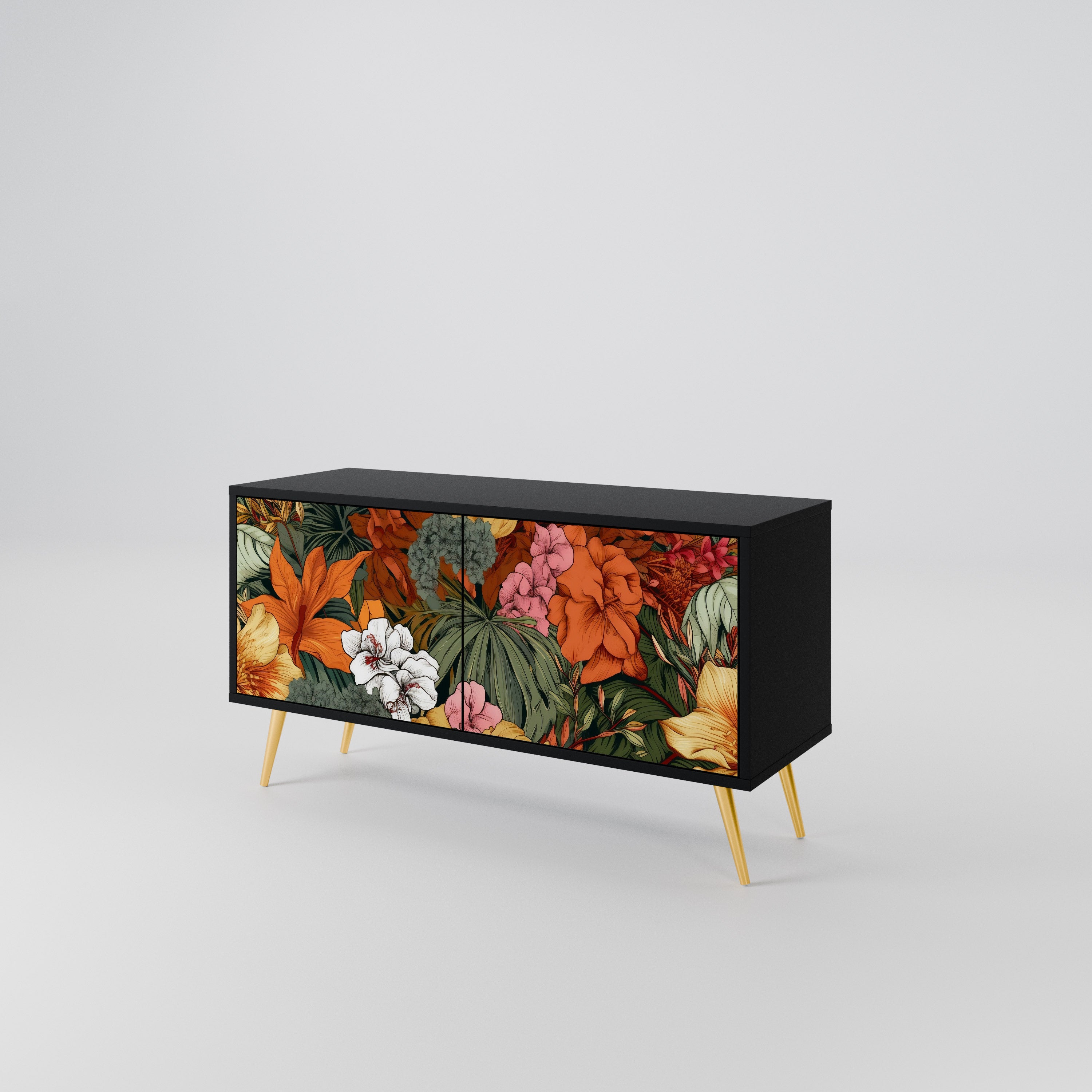 RADIANT FLORA Kompaktowa szafka RTV 2-drzwiowa