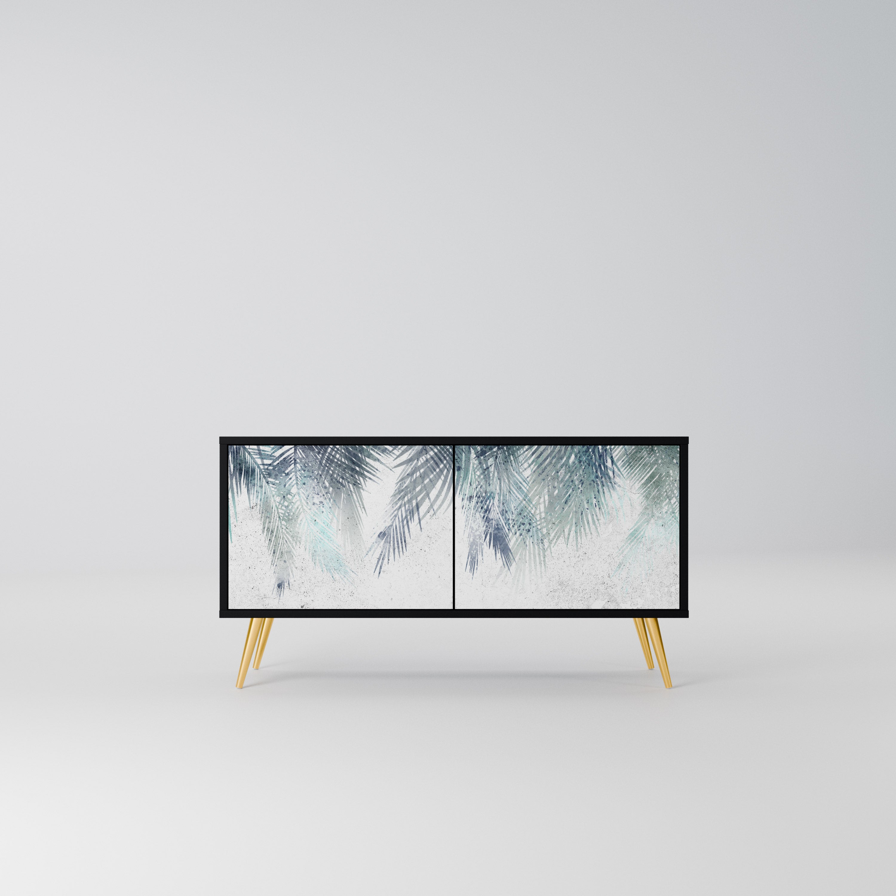PALM VEIL Kompaktowa szafka RTV 2-drzwiowa