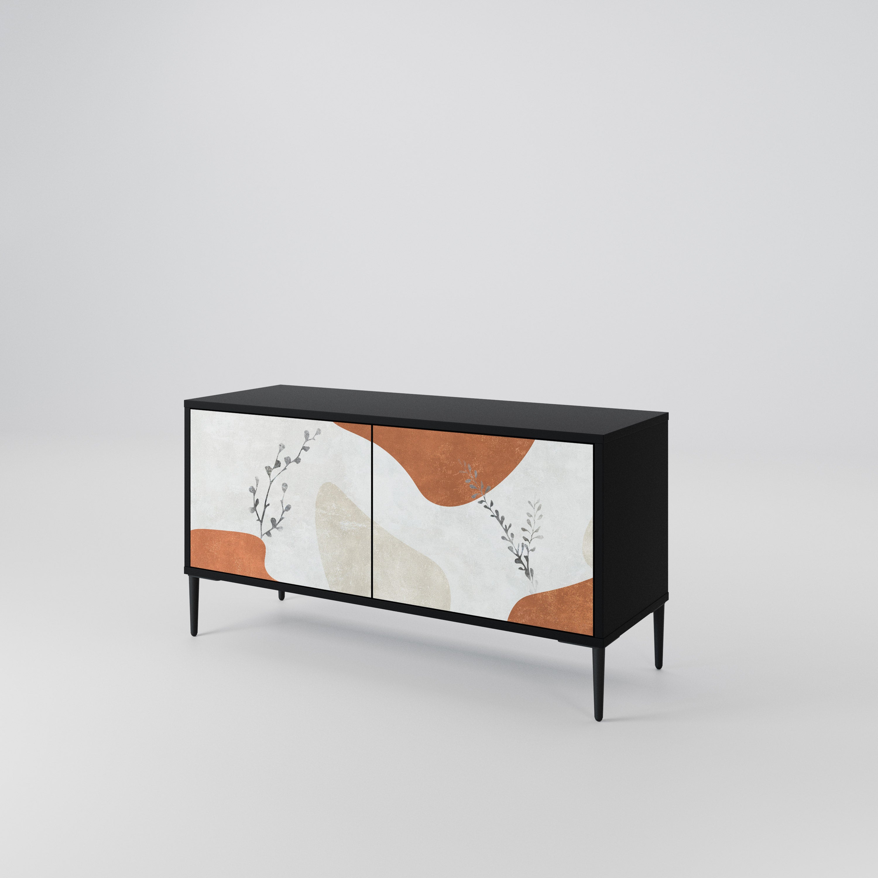 TRANQUIL TWIG Kompaktowa szafka RTV 2-drzwiowa