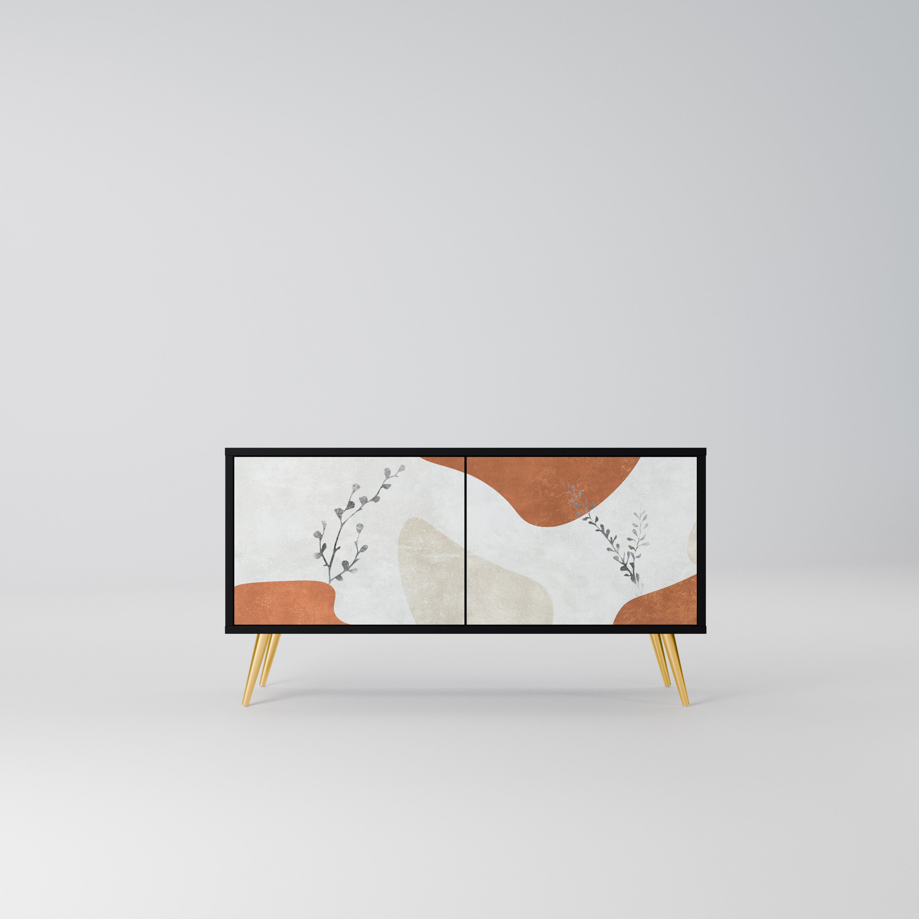 TRANQUIL TWIG Kompaktowa szafka RTV 2-drzwiowa