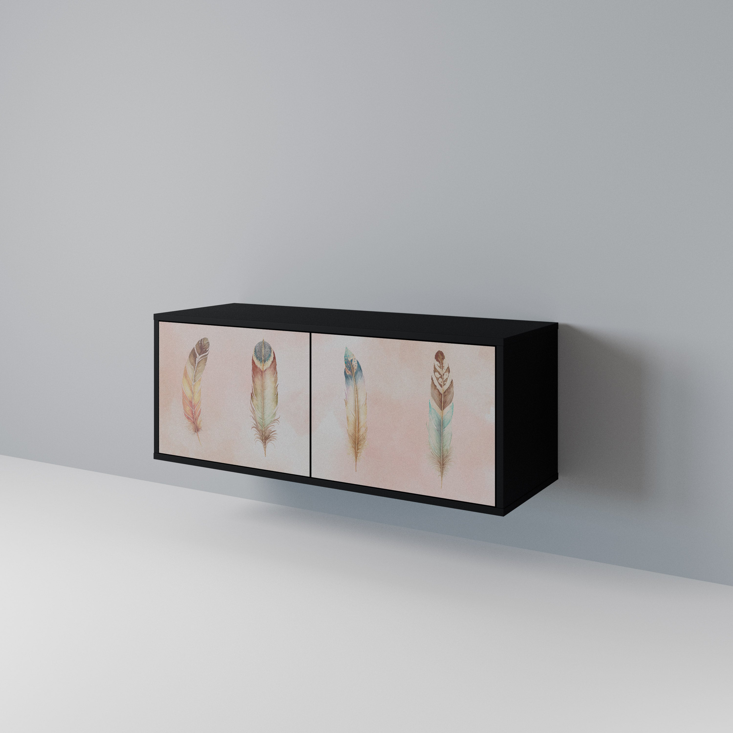 THE DELIQUESCE Kompaktowa szafka RTV 2-drzwiowa