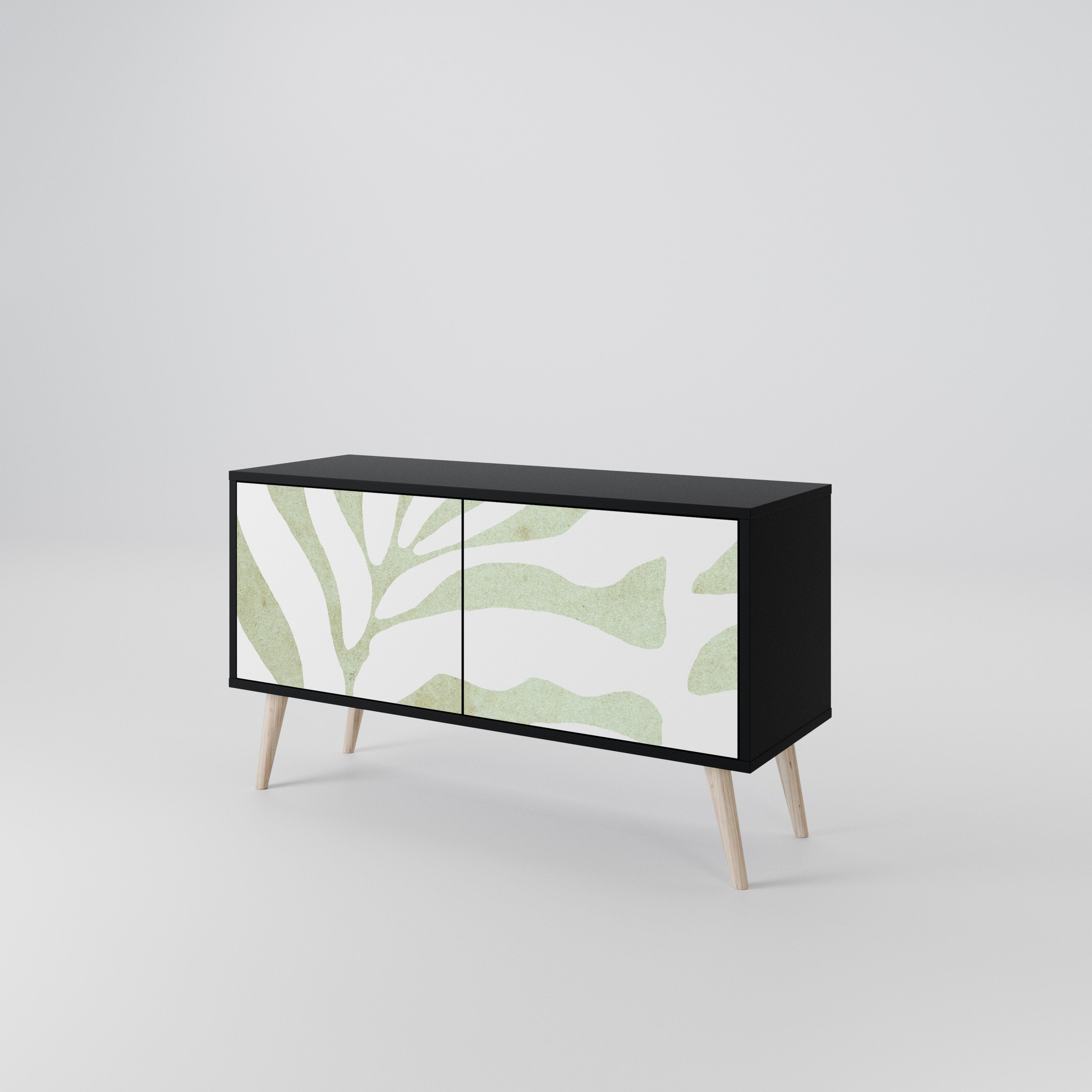 BOTANICAL SPARK Kompaktowa szafka RTV 2-drzwiowa