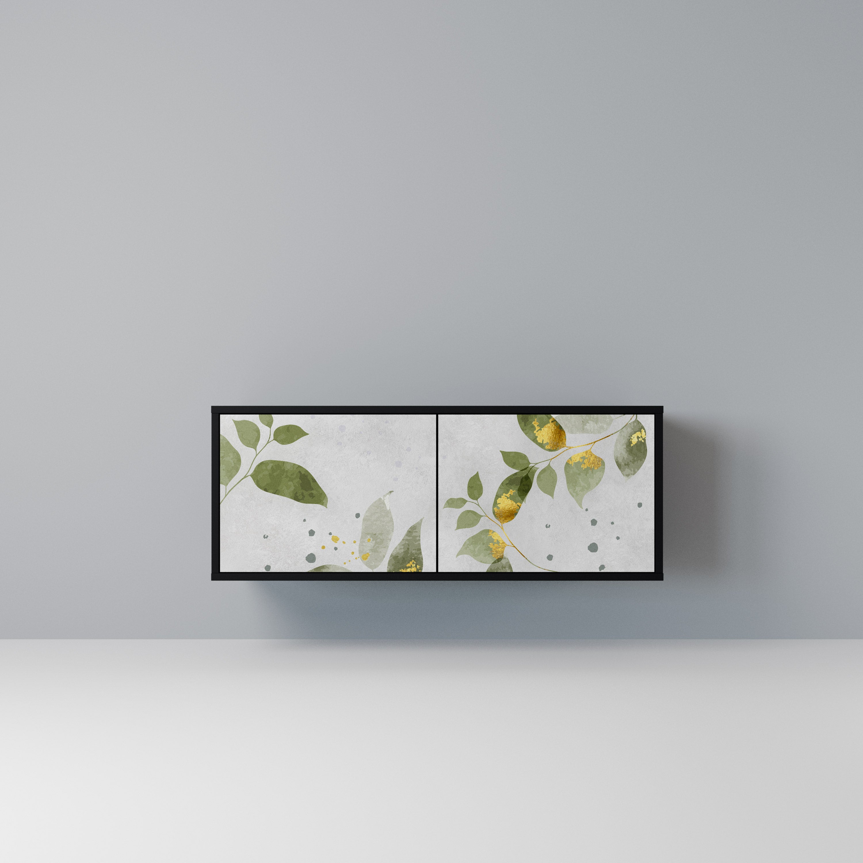 ELEGANT BOTANICS Kompaktowa szafka RTV 2-drzwiowa