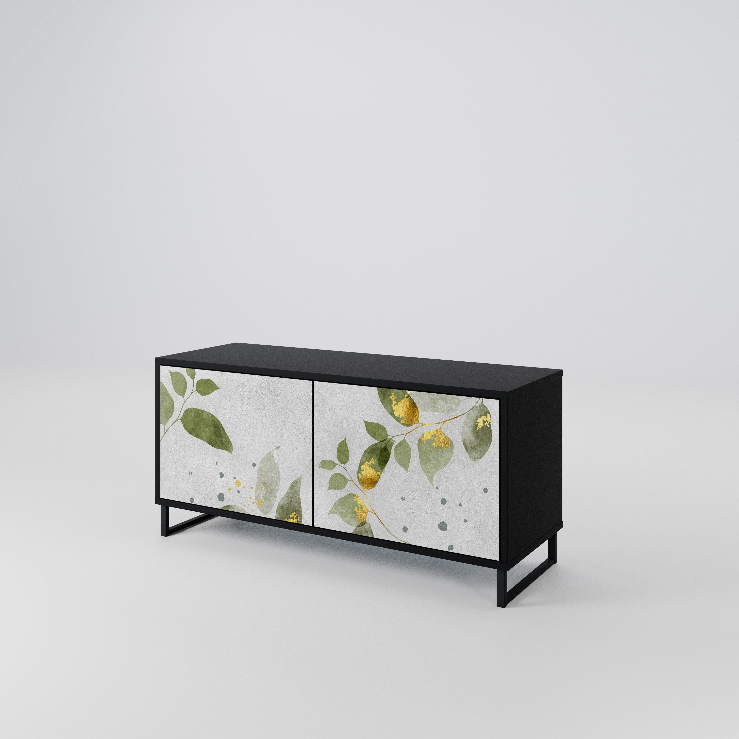 ELEGANT BOTANICS Kompaktowa szafka RTV 2-drzwiowa