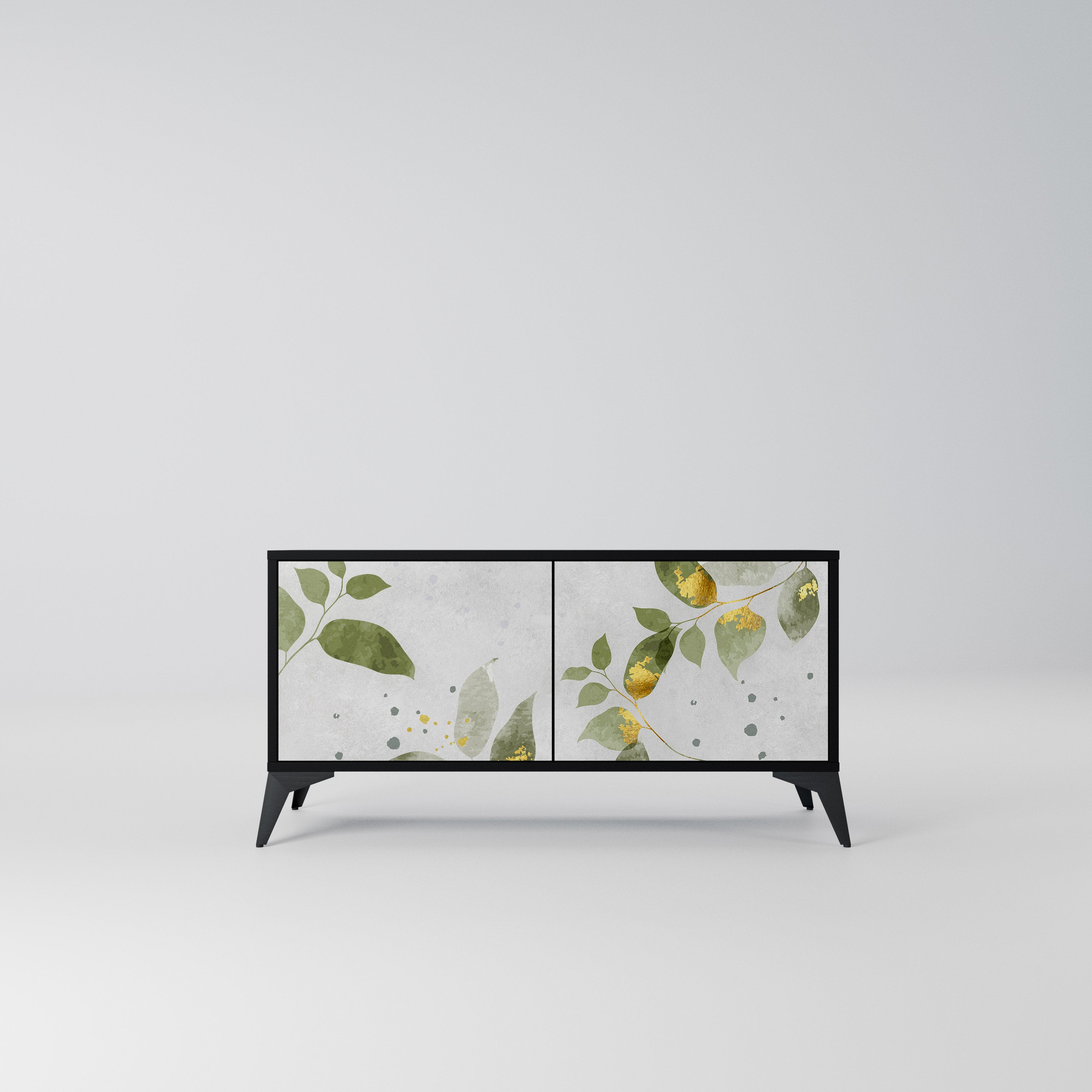 ELEGANT BOTANICS Kompaktowa szafka RTV 2-drzwiowa