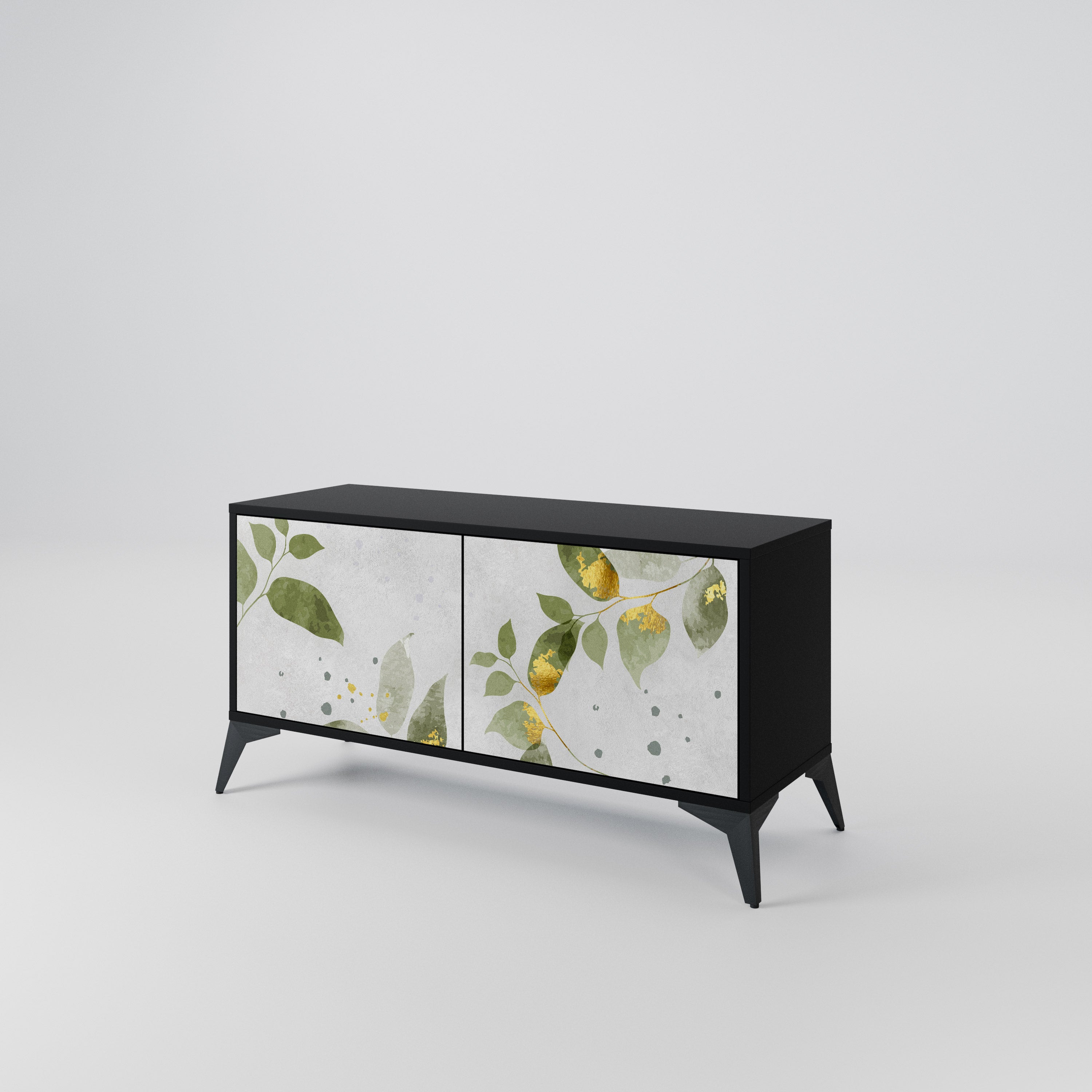 ELEGANT BOTANICS Kompaktowa szafka RTV 2-drzwiowa