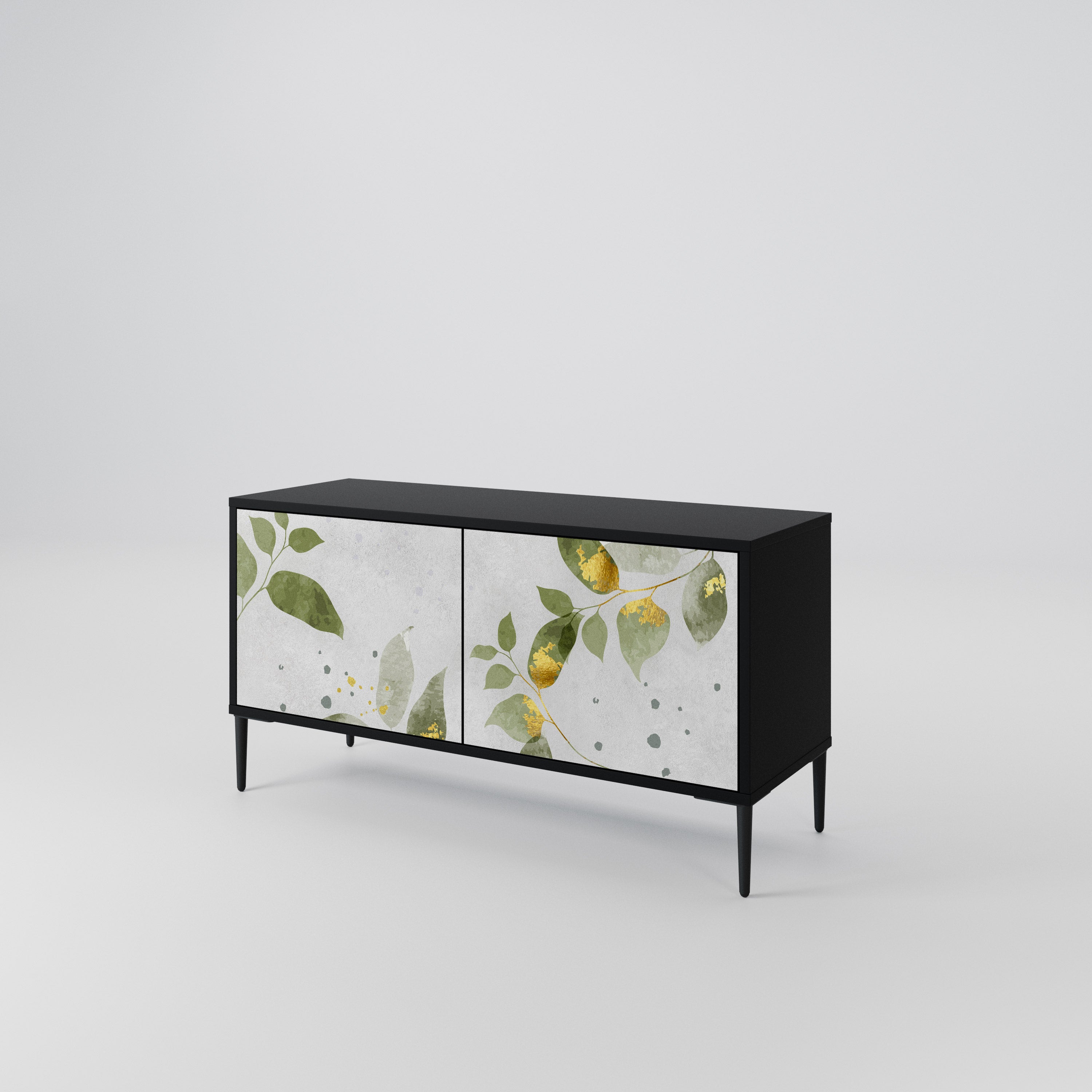 ELEGANT BOTANICS Kompaktowa szafka RTV 2-drzwiowa