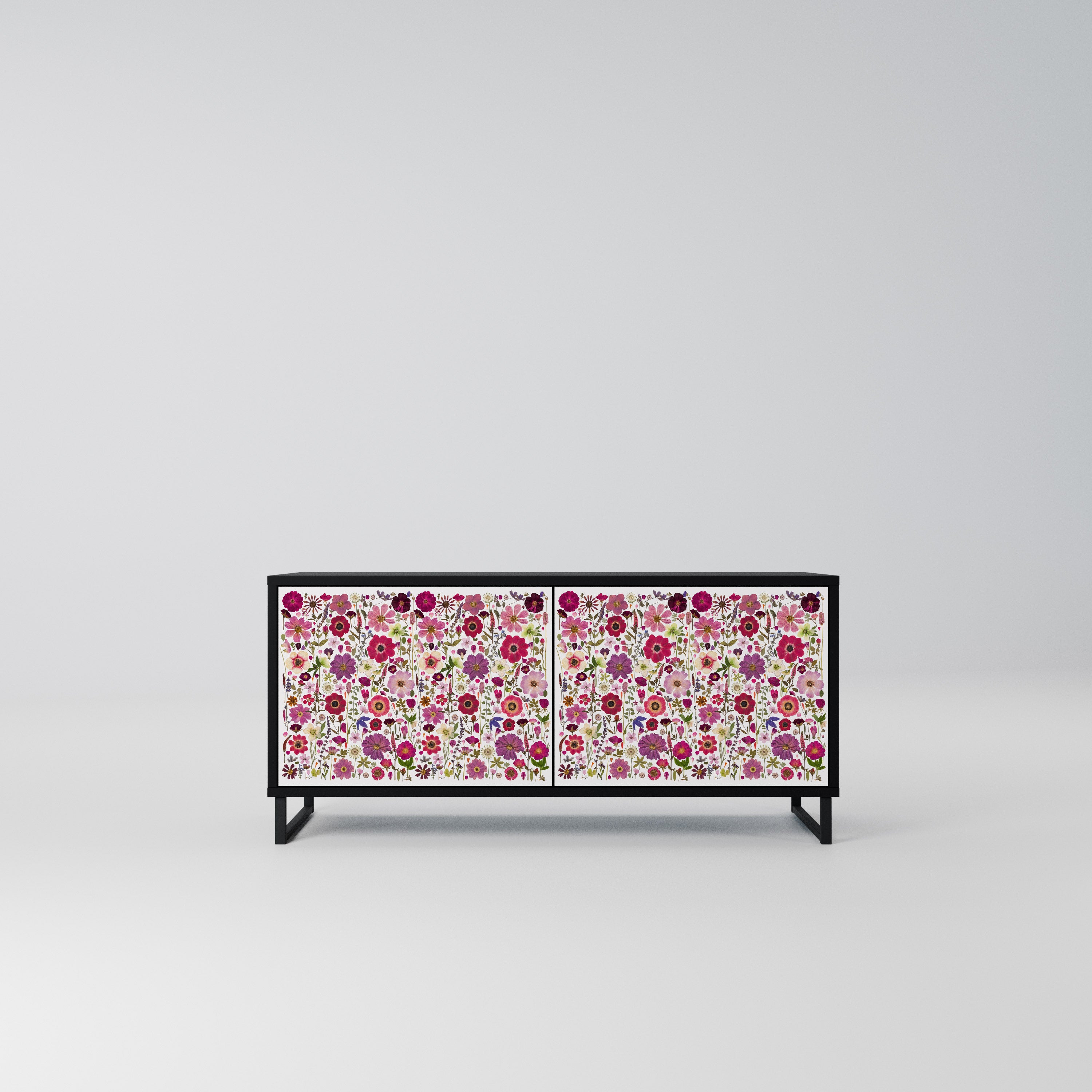 PETAL GARDEN Kompaktowa szafka RTV 2-drzwiowa