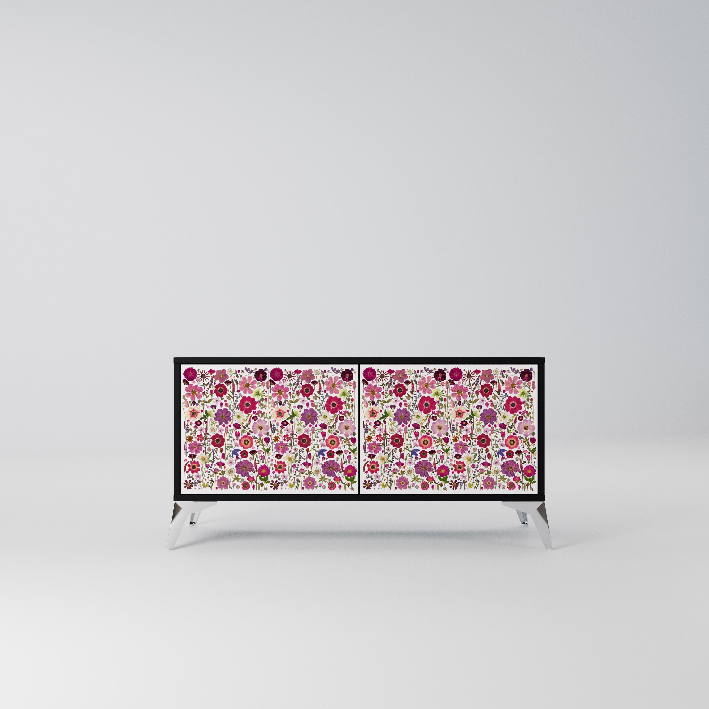 PETAL GARDEN Kompaktowa szafka RTV 2-drzwiowa