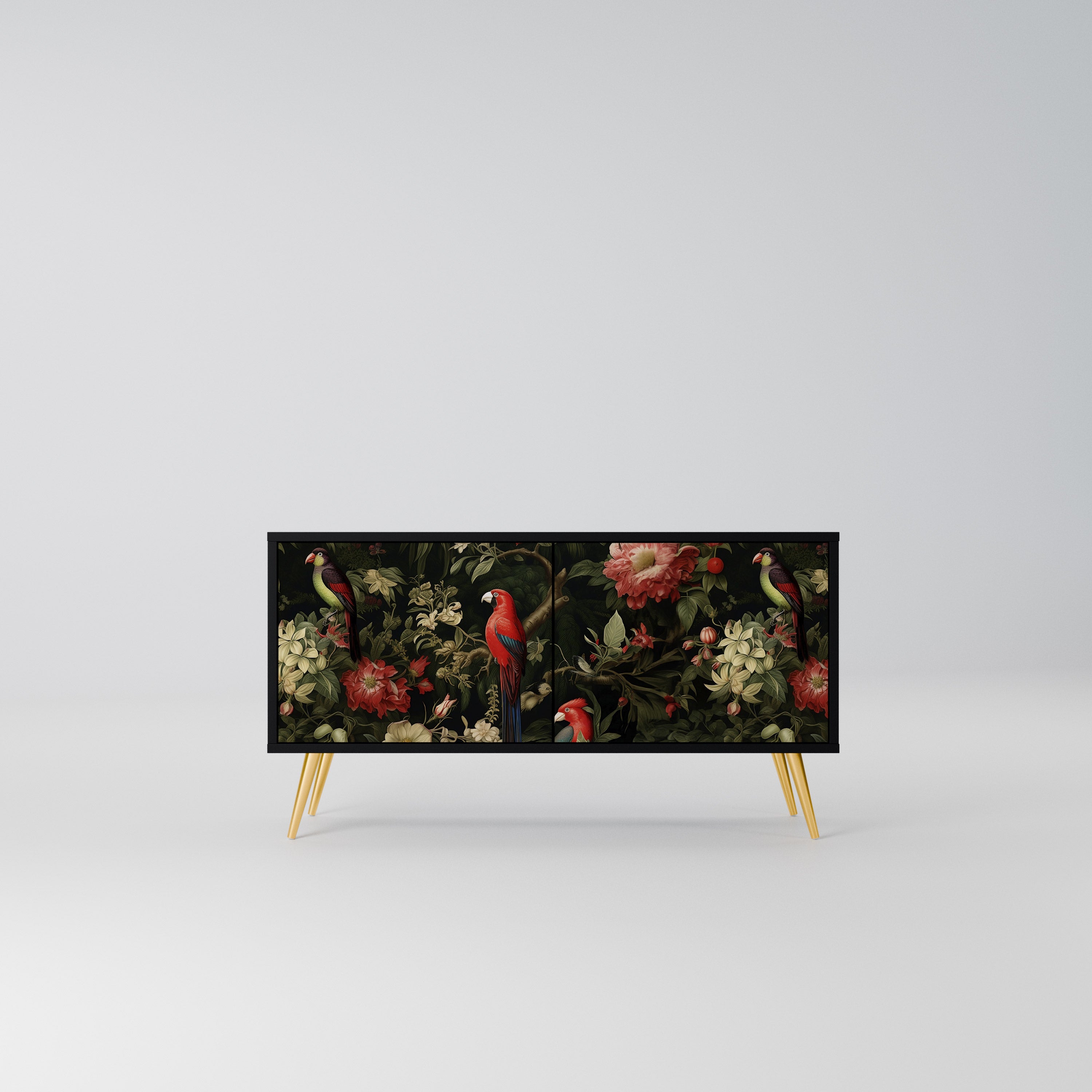 FLORAL FANTASIA Kompaktowa szafka RTV 2-drzwiowa