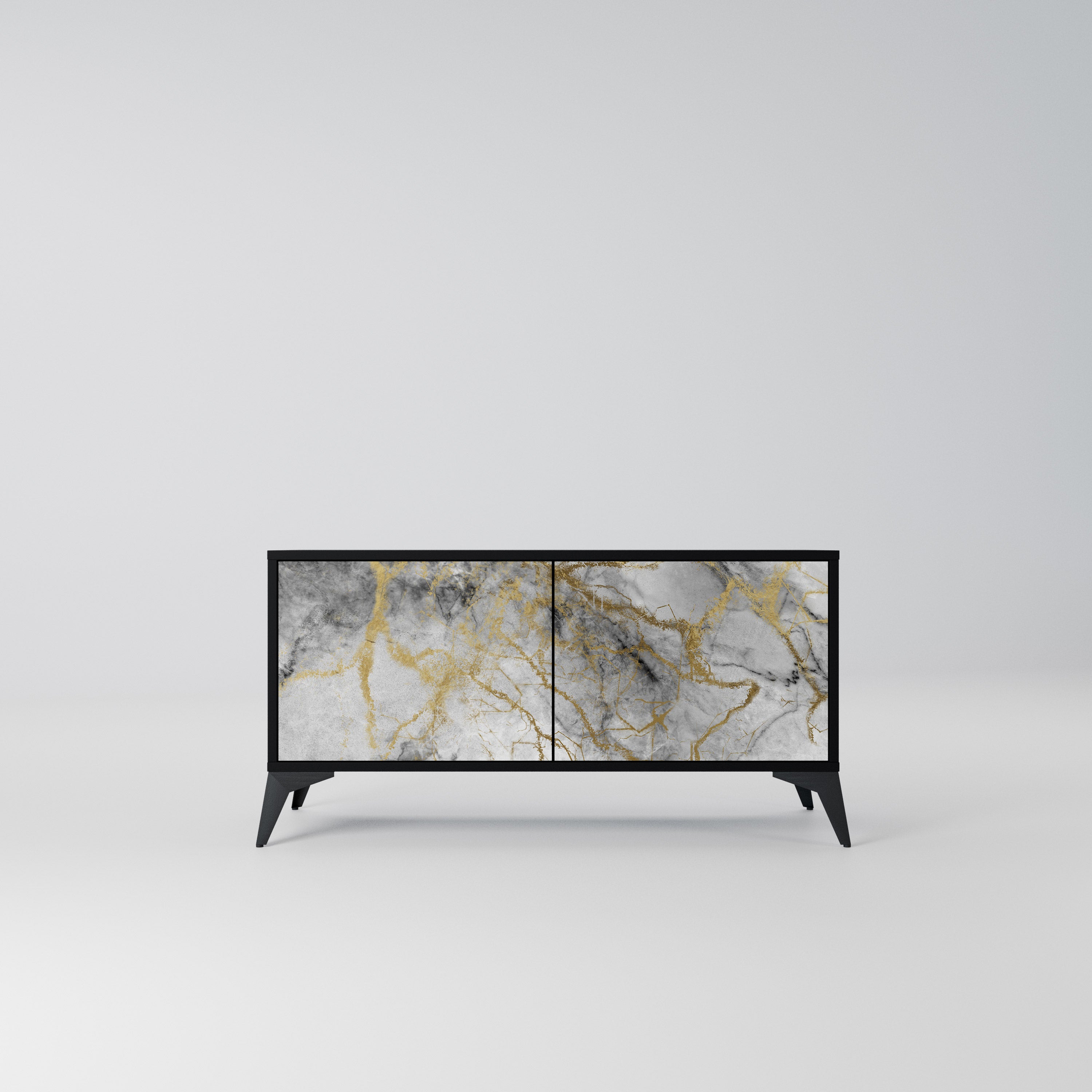 TIMELESS GLIDE Kompaktowa szafka RTV 2-drzwiowa