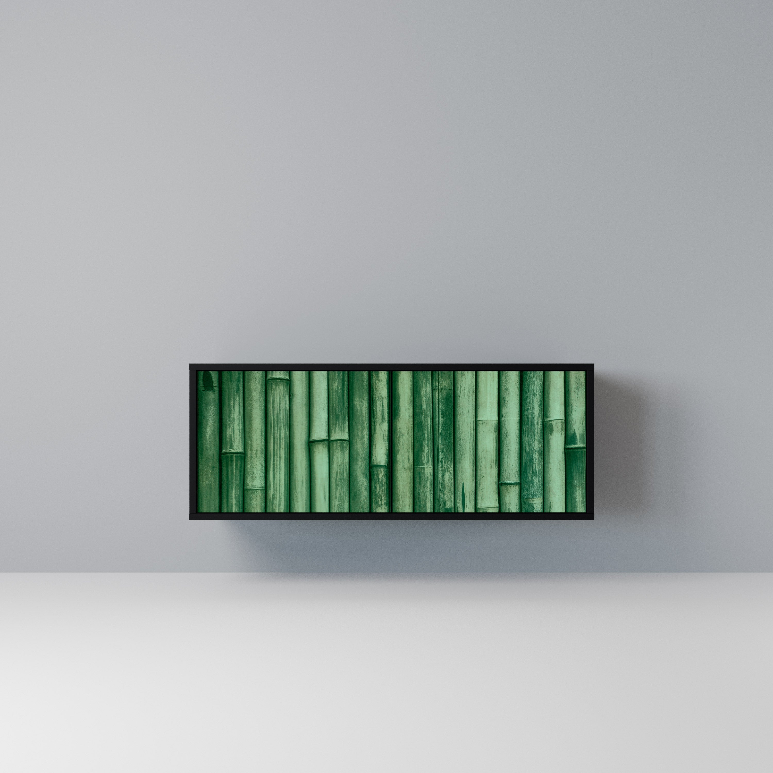 NATURAL GREEN Kompaktowa szafka RTV 2-drzwiowa