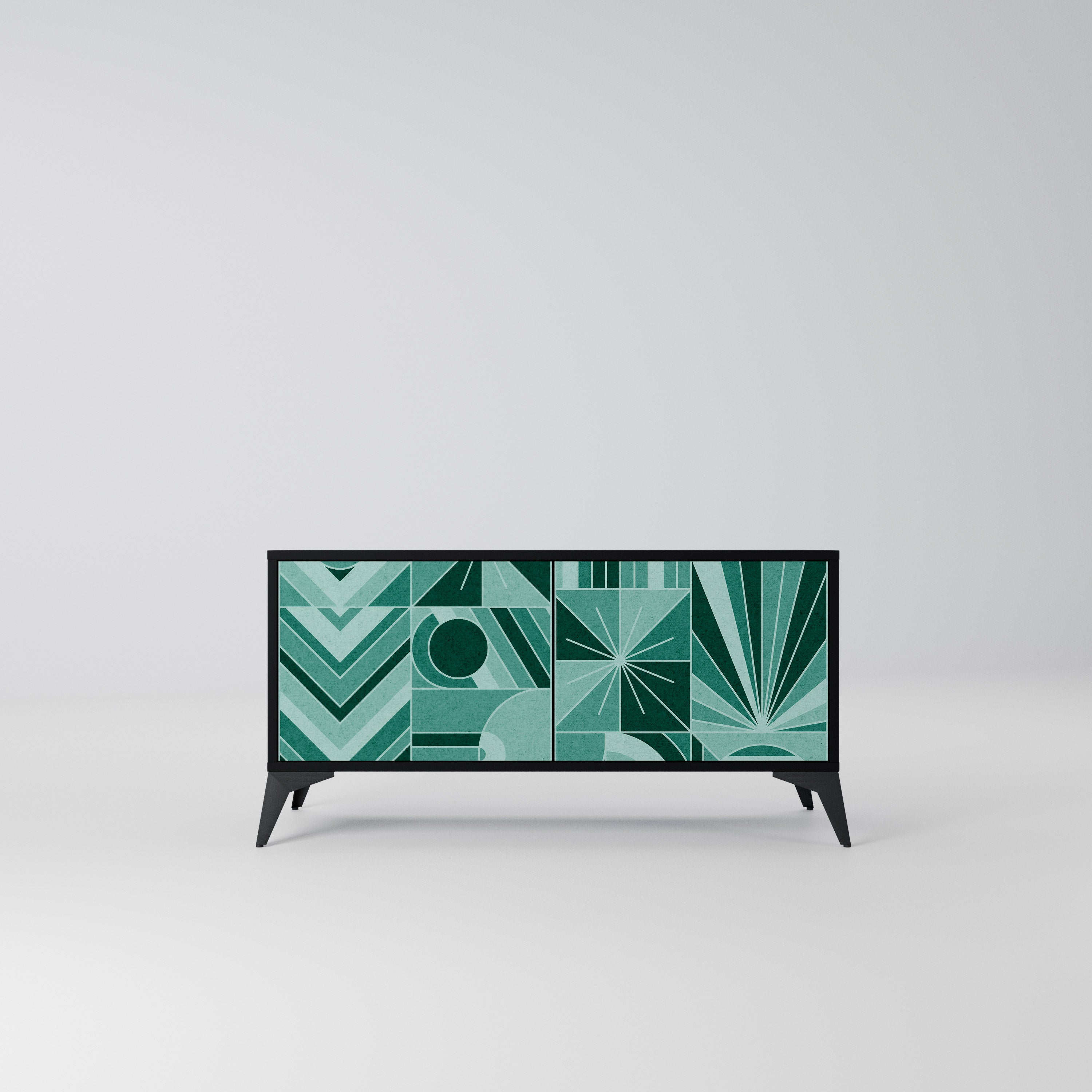 HARMONIC GRID Kompaktowa szafka RTV 2-drzwiowa