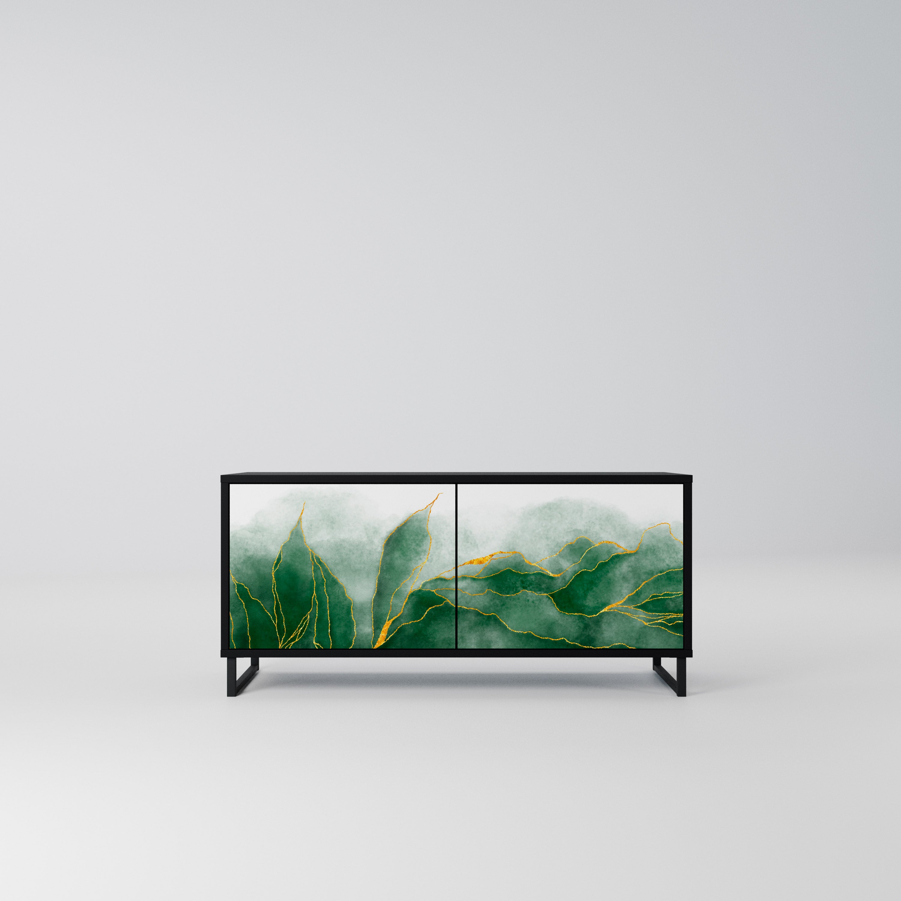 EXPENSIVE NATURE Kompaktowa szafka RTV 2-drzwiowa