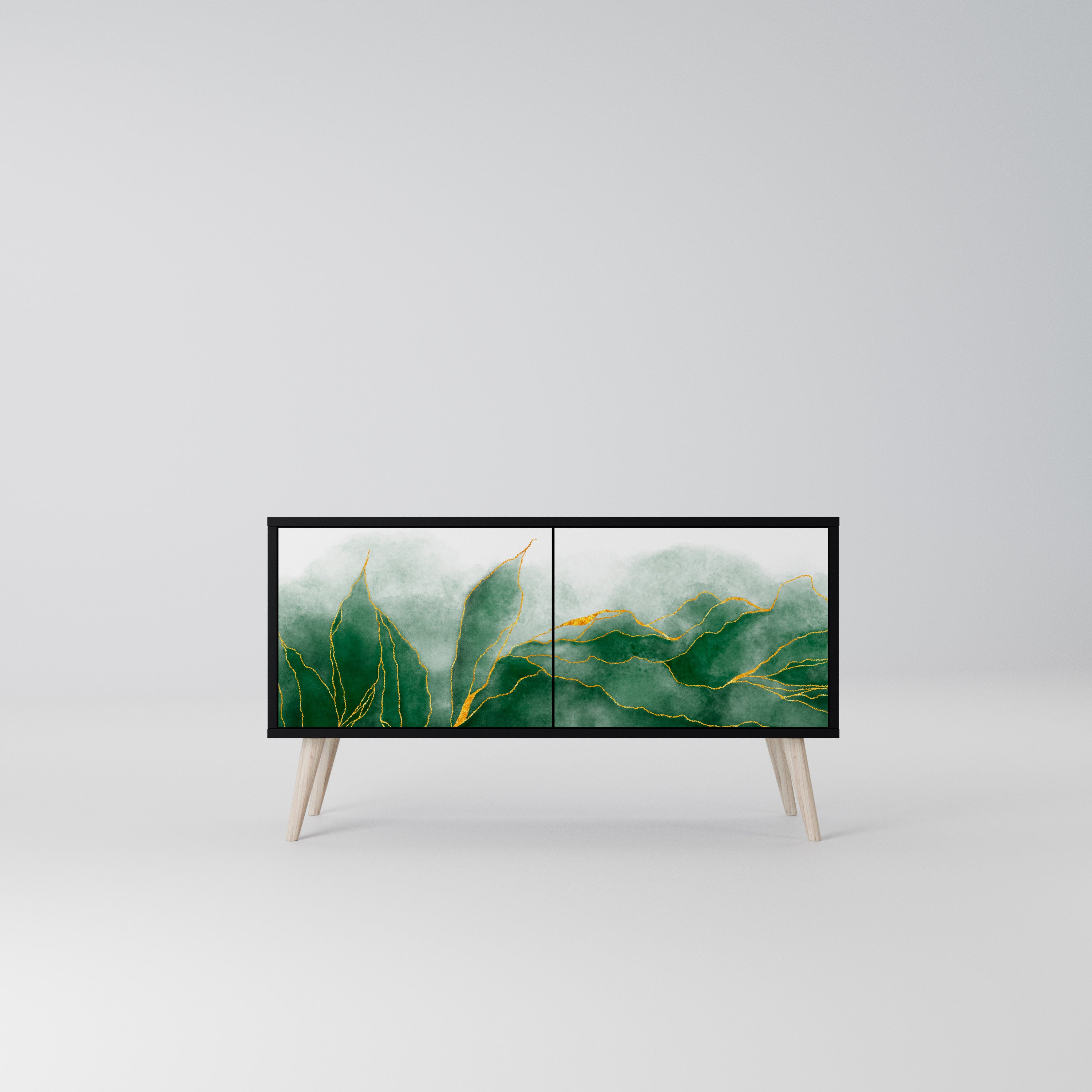 EXPENSIVE NATURE Kompaktowa szafka RTV 2-drzwiowa
