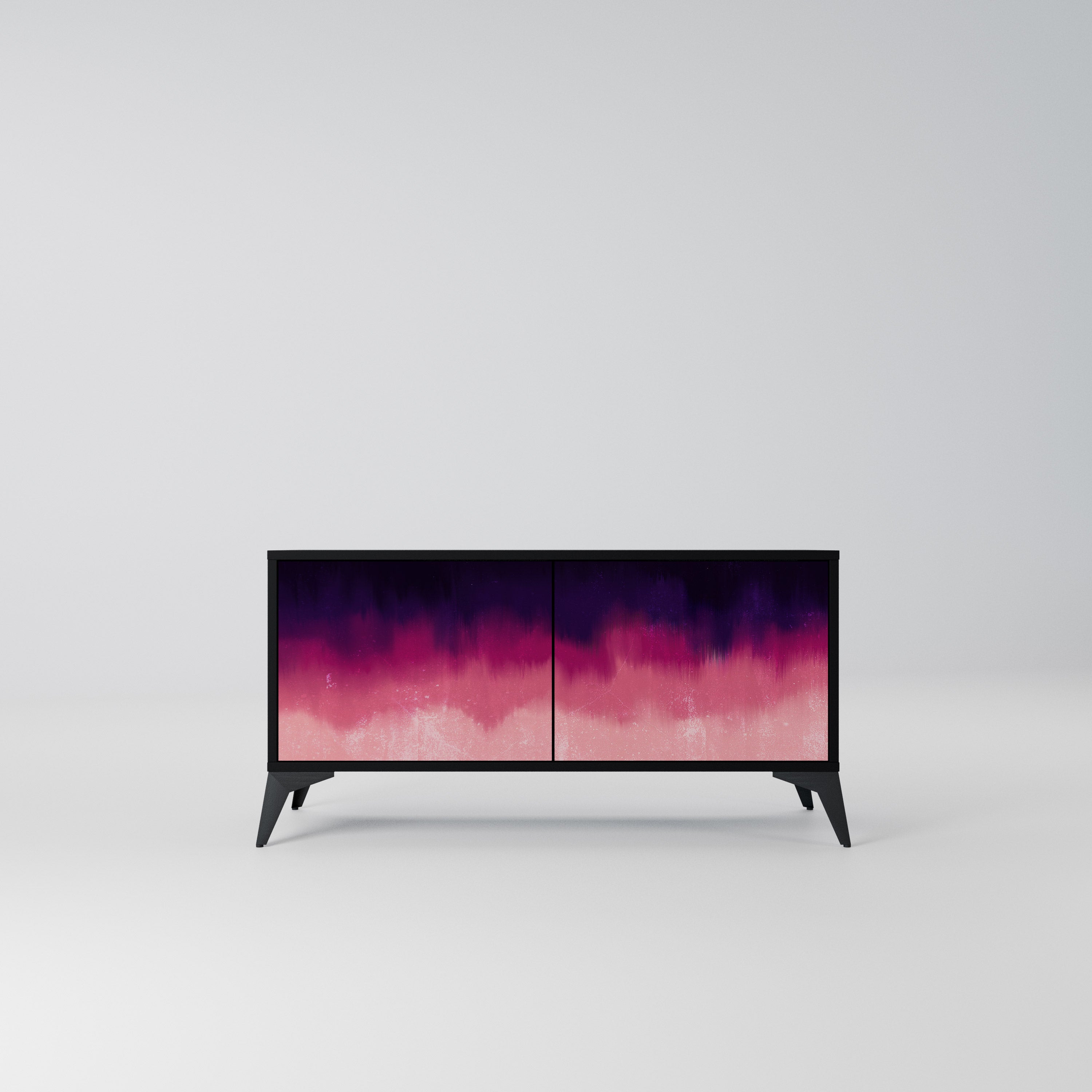 AURORA BOREALIS Kompaktowa szafka RTV 2-drzwiowa
